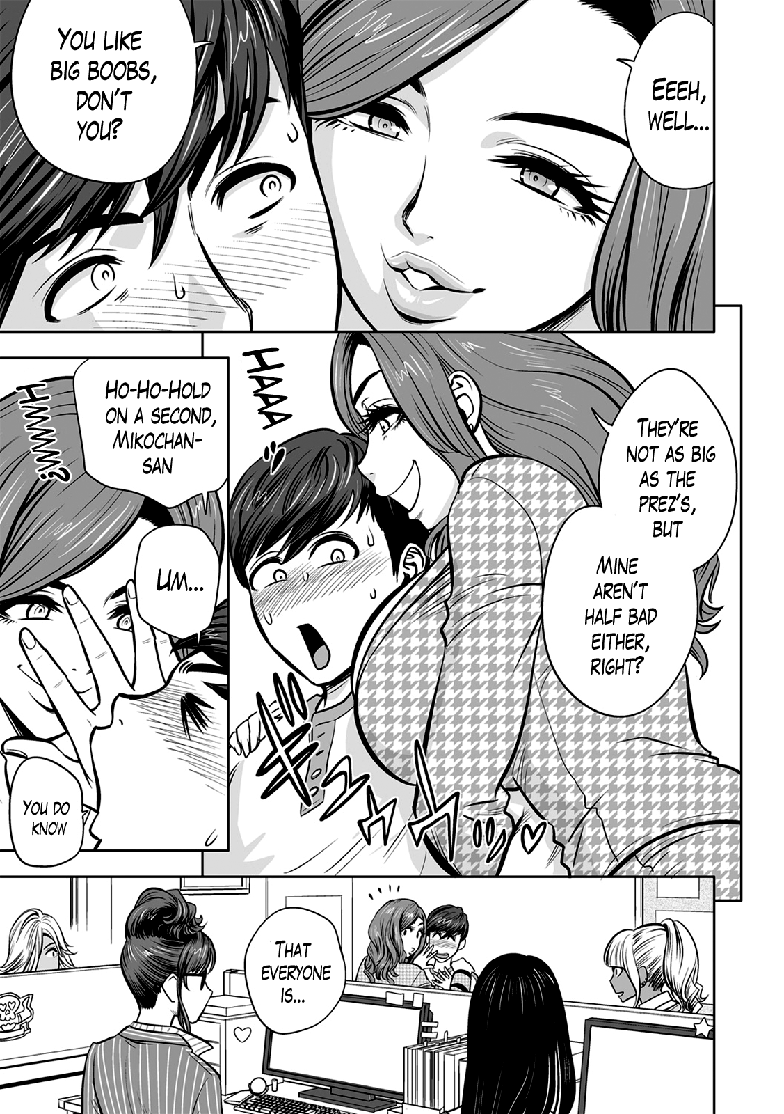 Gal Ane Shachou to Harem Office ~SEX wa Gyoumu ni Fukumimasu ka?~ Ch. 1-5 - Decensored Chapter 1 - page 52