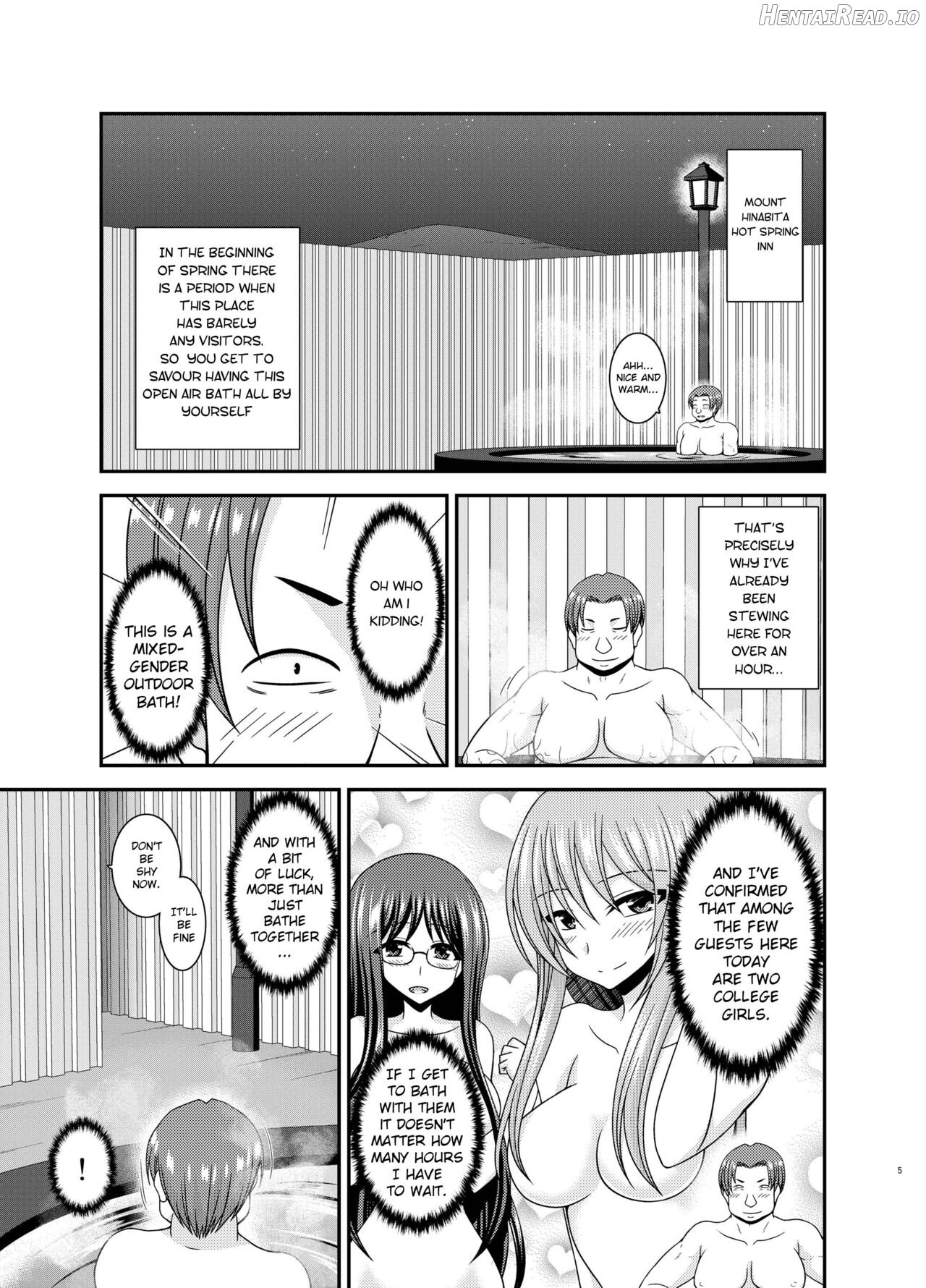 Konyoku Rotenburo de Bishoujo Futari ni Are o Misete to Onegai Sareta Hanashi Chapter 1 - page 3