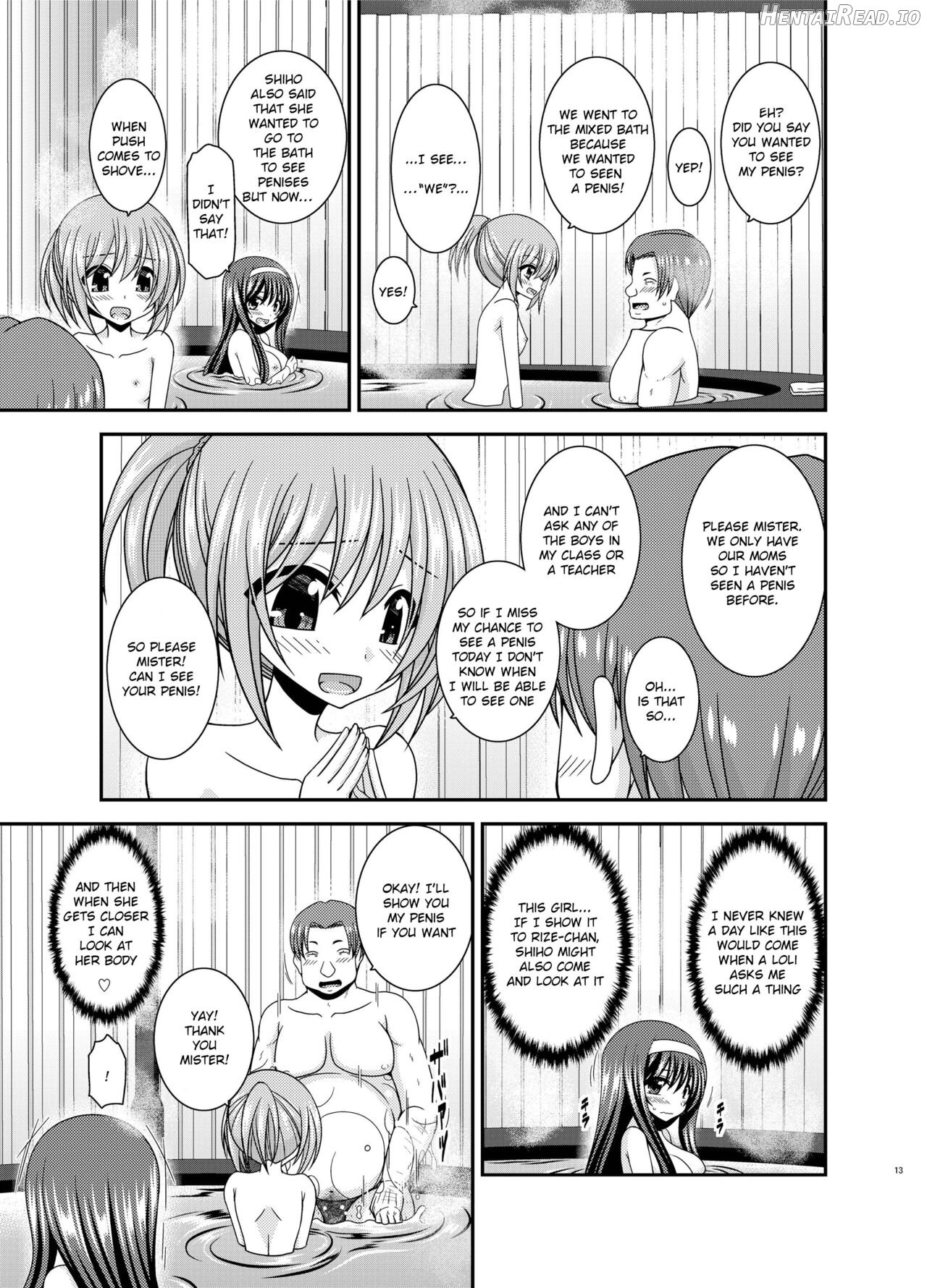 Konyoku Rotenburo de Bishoujo Futari ni Are o Misete to Onegai Sareta Hanashi Chapter 1 - page 11