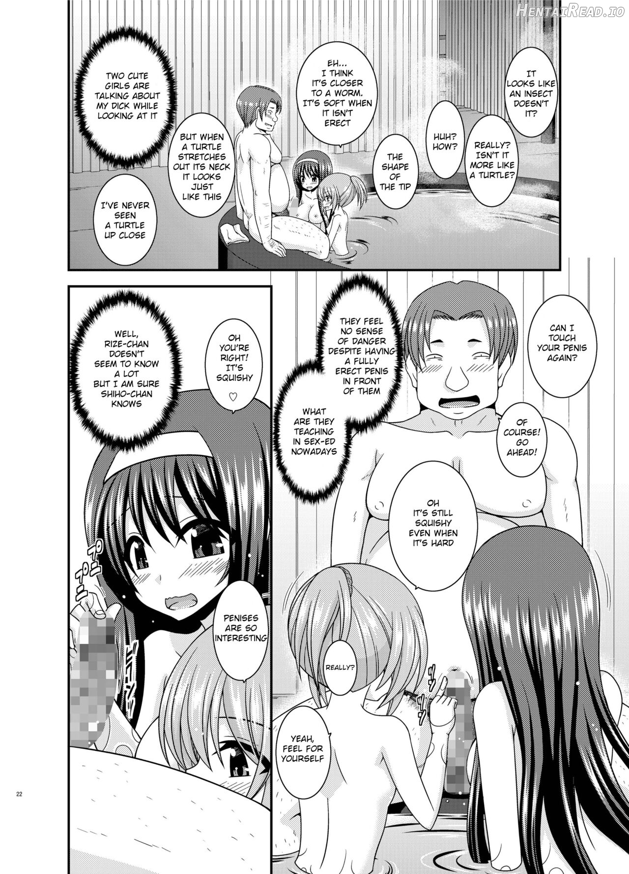 Konyoku Rotenburo de Bishoujo Futari ni Are o Misete to Onegai Sareta Hanashi Chapter 1 - page 20