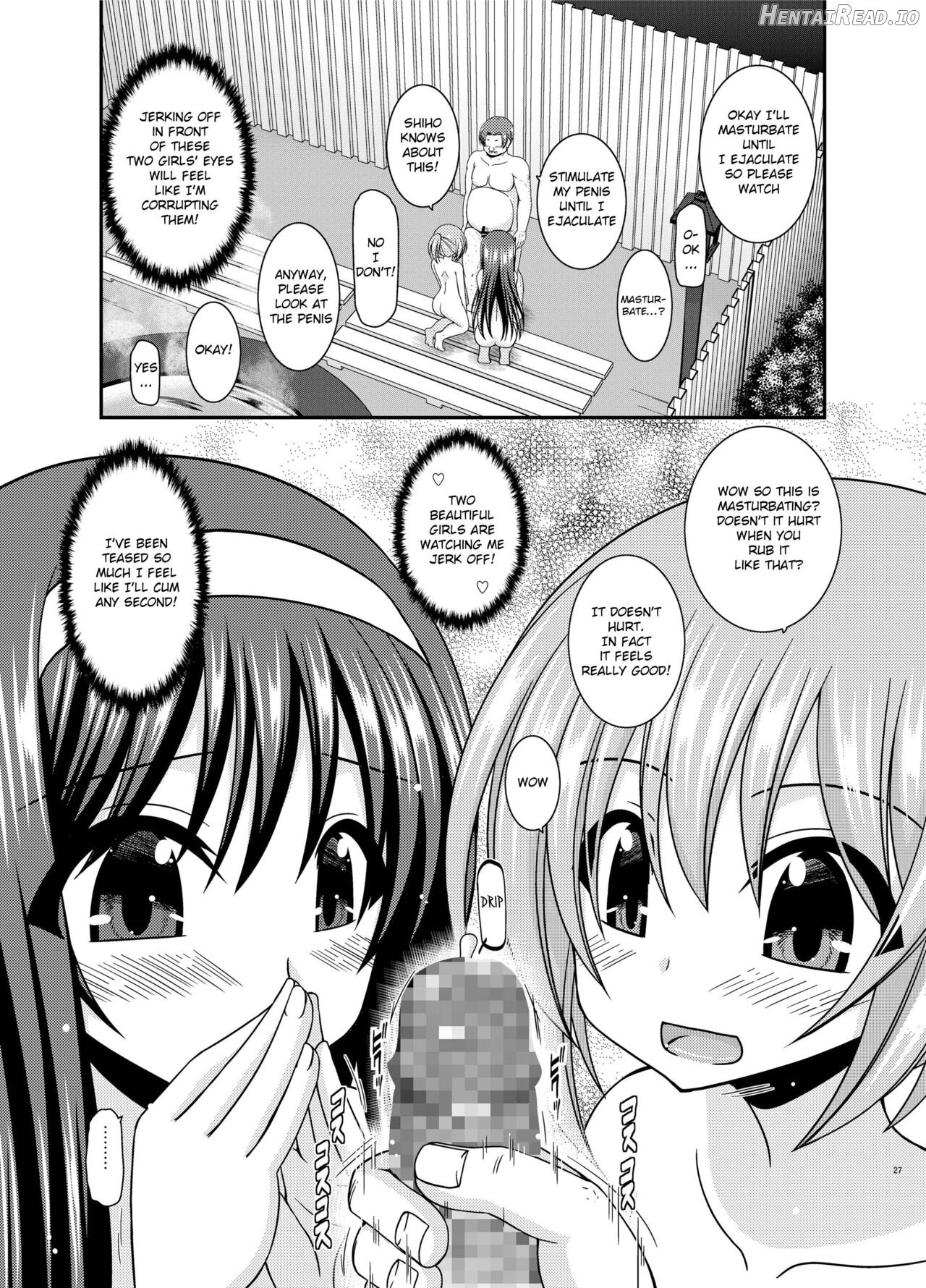 Konyoku Rotenburo de Bishoujo Futari ni Are o Misete to Onegai Sareta Hanashi Chapter 1 - page 25