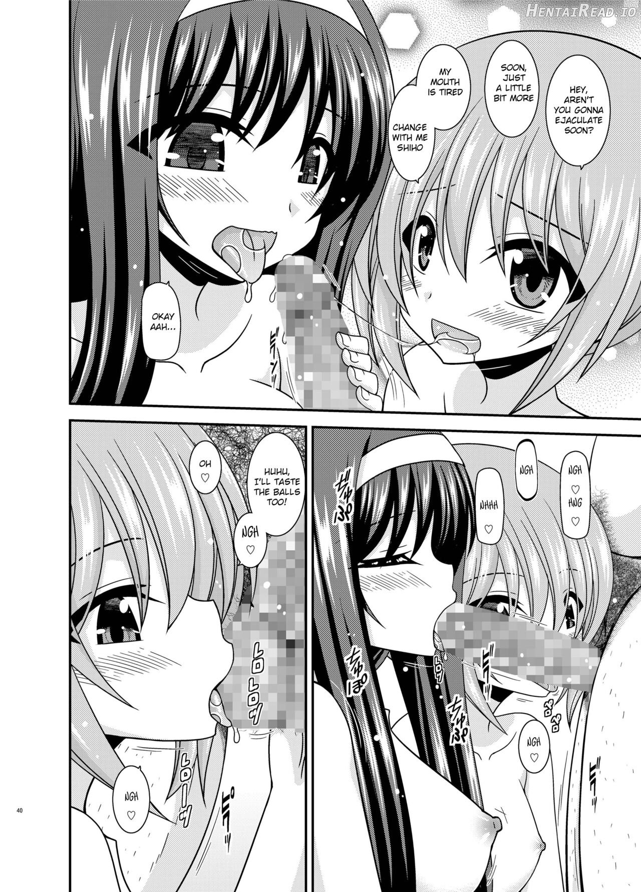 Konyoku Rotenburo de Bishoujo Futari ni Are o Misete to Onegai Sareta Hanashi Chapter 1 - page 38