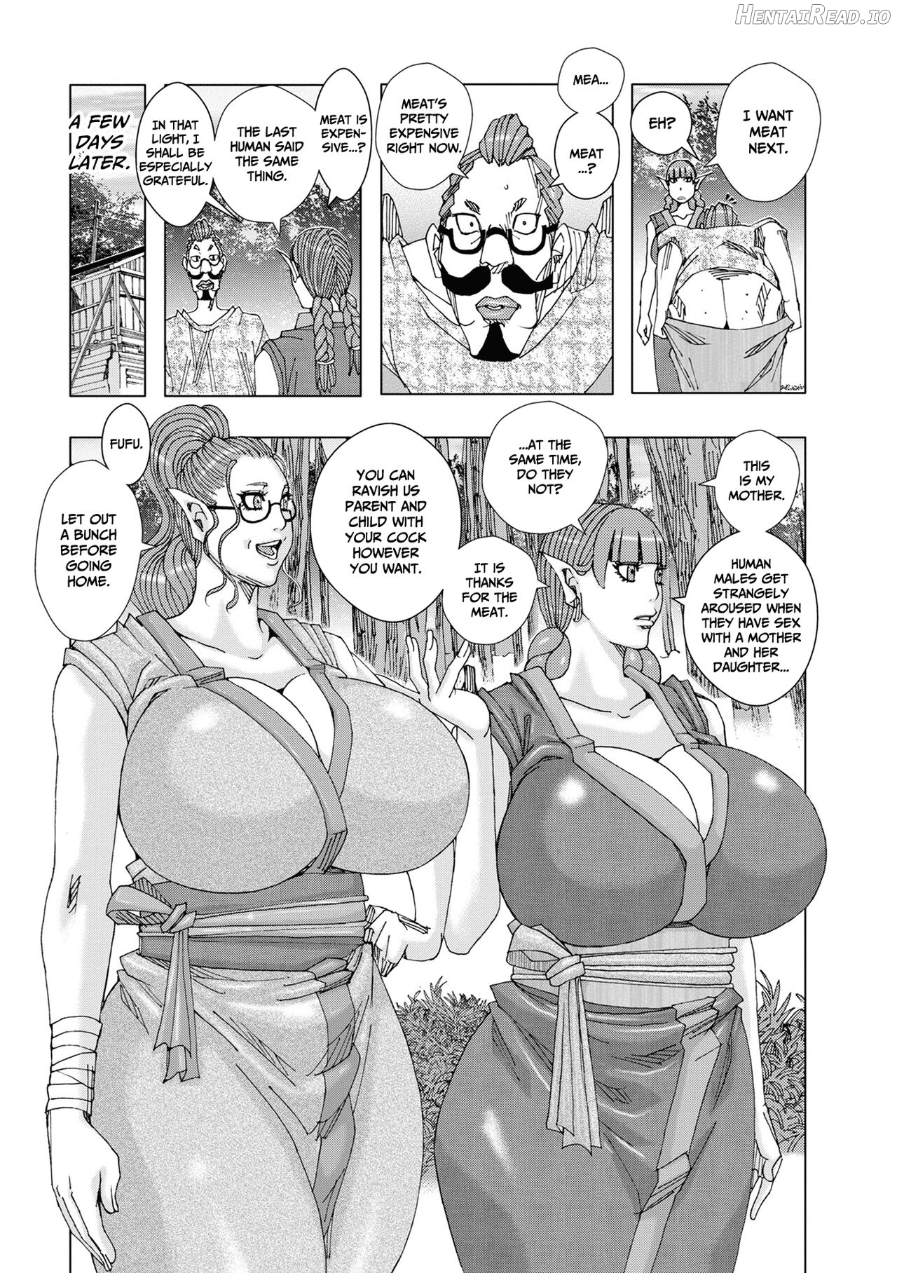 Bakunyuu Oyako Dakkudaku Teishoku Chapter 2 - page 109