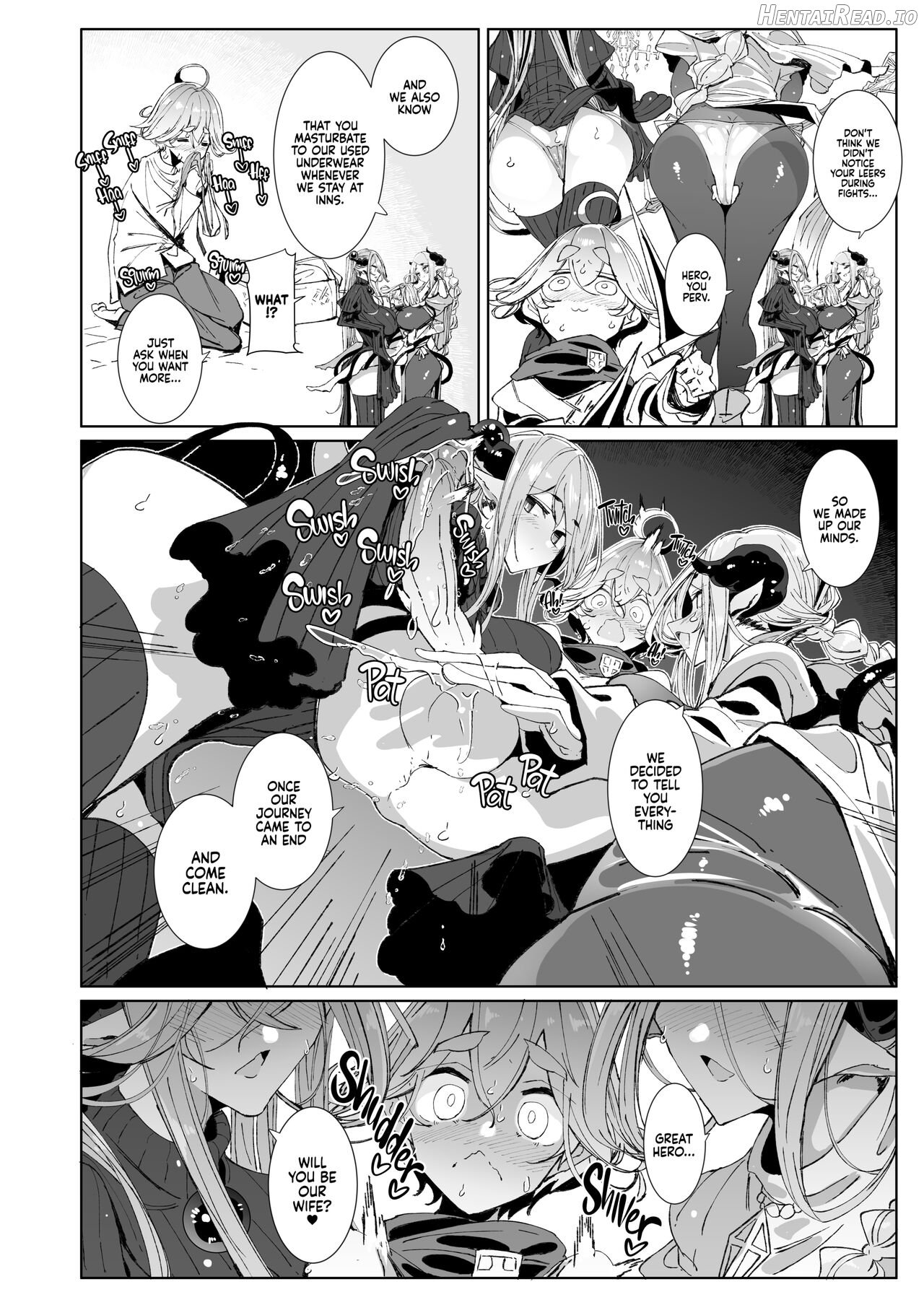 Maou Toubatsu o Oeta Yuusha-kun to Futanari Inma Futari ga Yarukotonante Kimatteru yo ne! - Decensored Chapter 1 - page 7