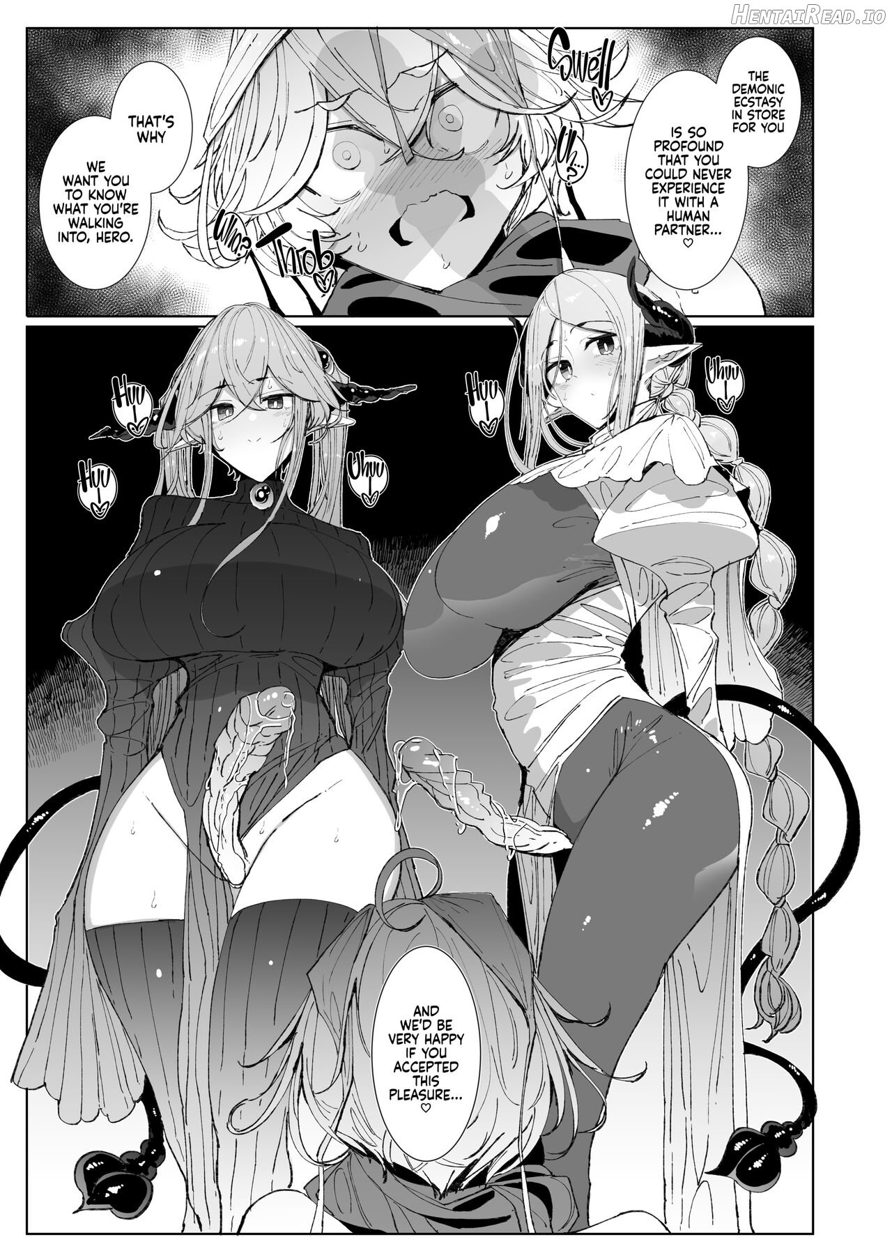 Maou Toubatsu o Oeta Yuusha-kun to Futanari Inma Futari ga Yarukotonante Kimatteru yo ne! - Decensored Chapter 1 - page 16