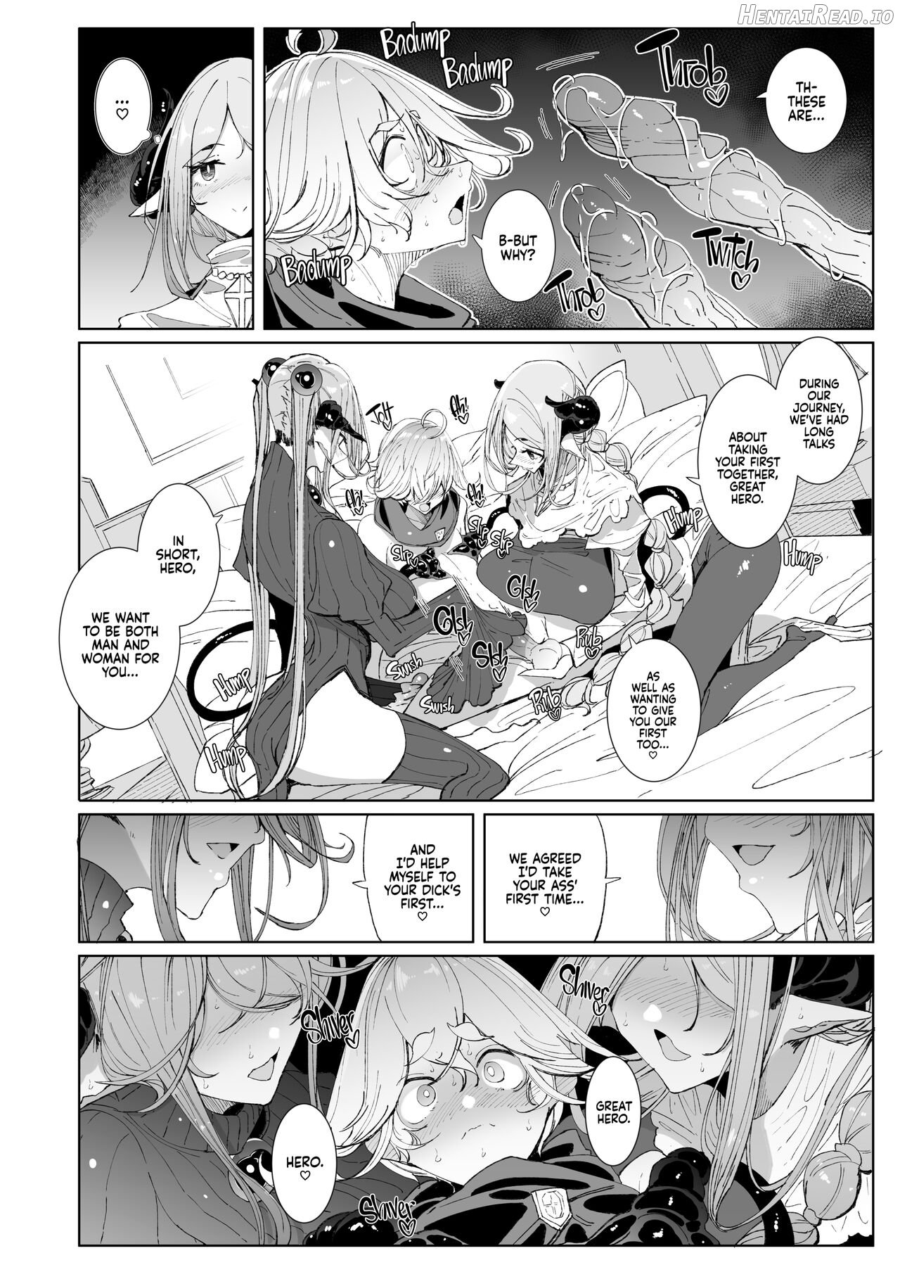 Maou Toubatsu o Oeta Yuusha-kun to Futanari Inma Futari ga Yarukotonante Kimatteru yo ne! - Decensored Chapter 1 - page 17