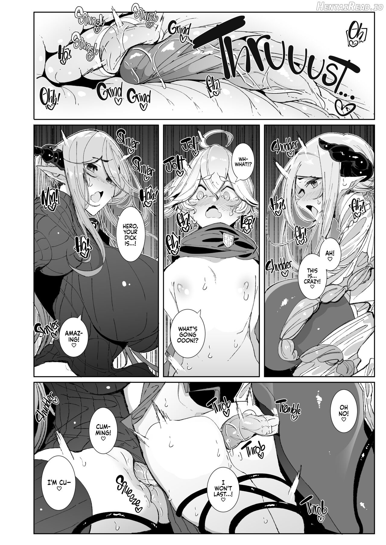 Maou Toubatsu o Oeta Yuusha-kun to Futanari Inma Futari ga Yarukotonante Kimatteru yo ne! - Decensored Chapter 1 - page 21