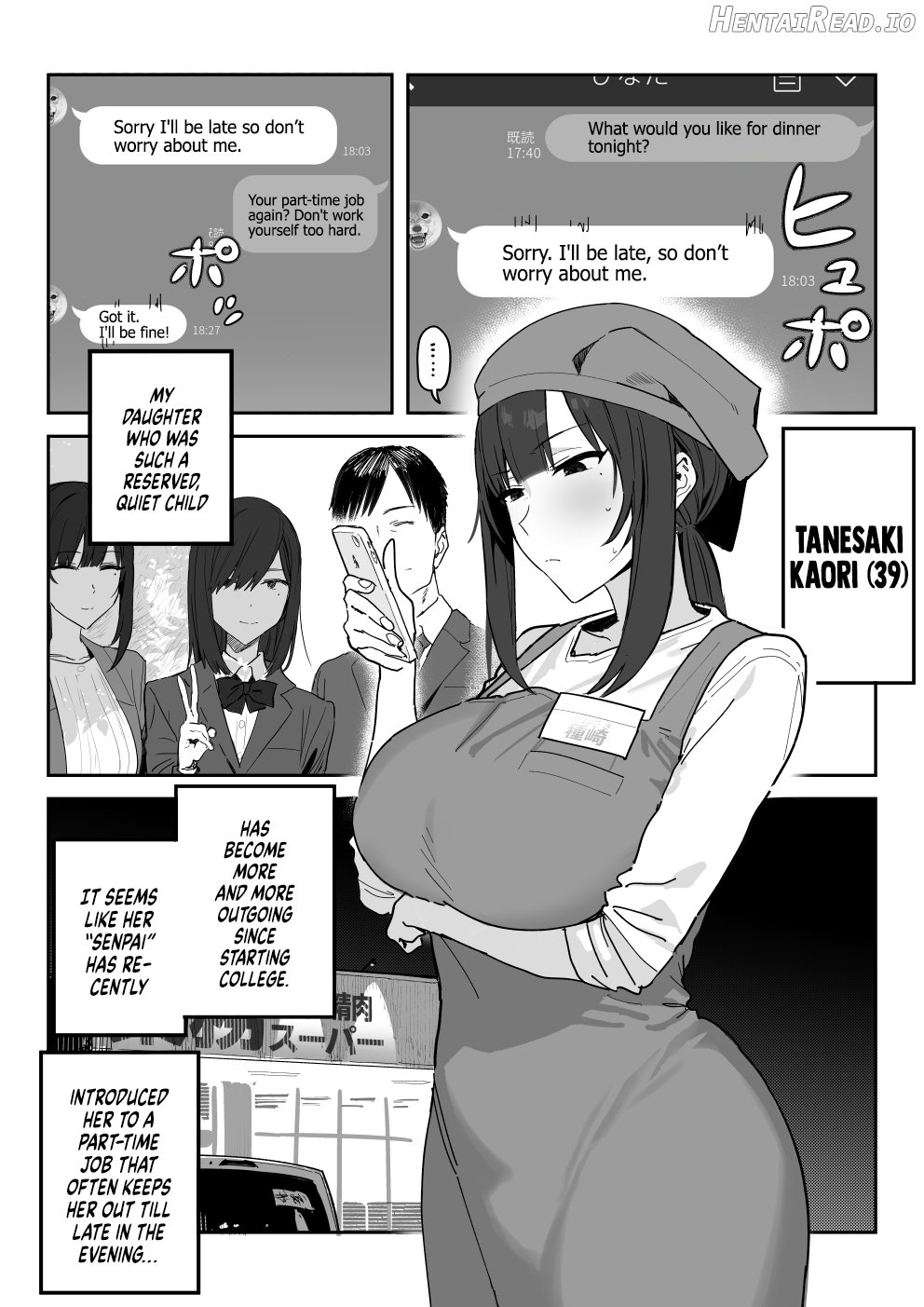 Tanesaki Kaori (39), Musume no Kawari ni Doujin AV Debut Chapter 1 - page 2