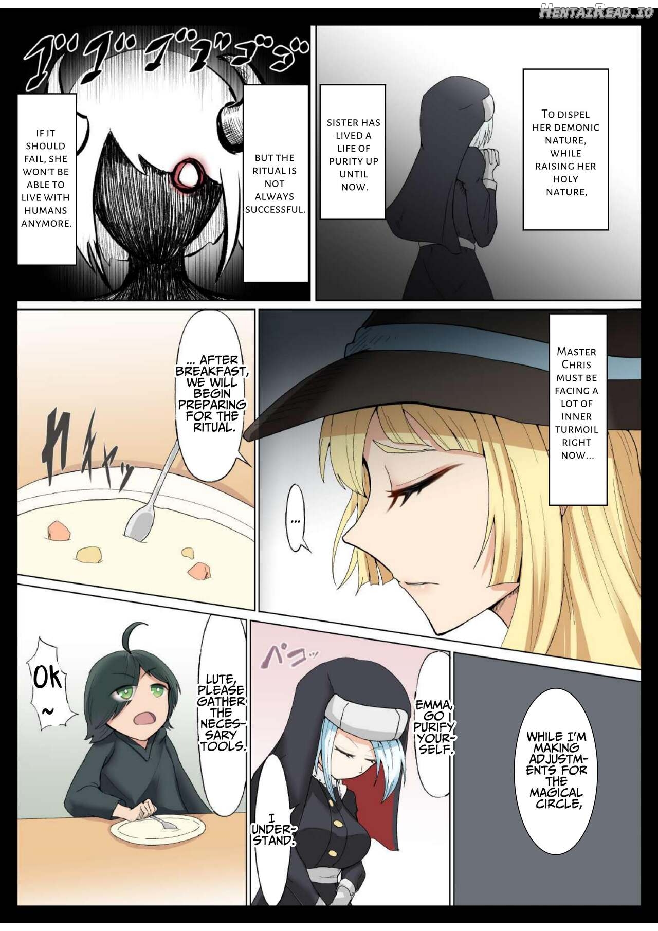 My Nunmaid Became A Succubus In Heat!? ~The Sexy Struggles Of Christine The Witch!!~ Chapter 1 - page 6