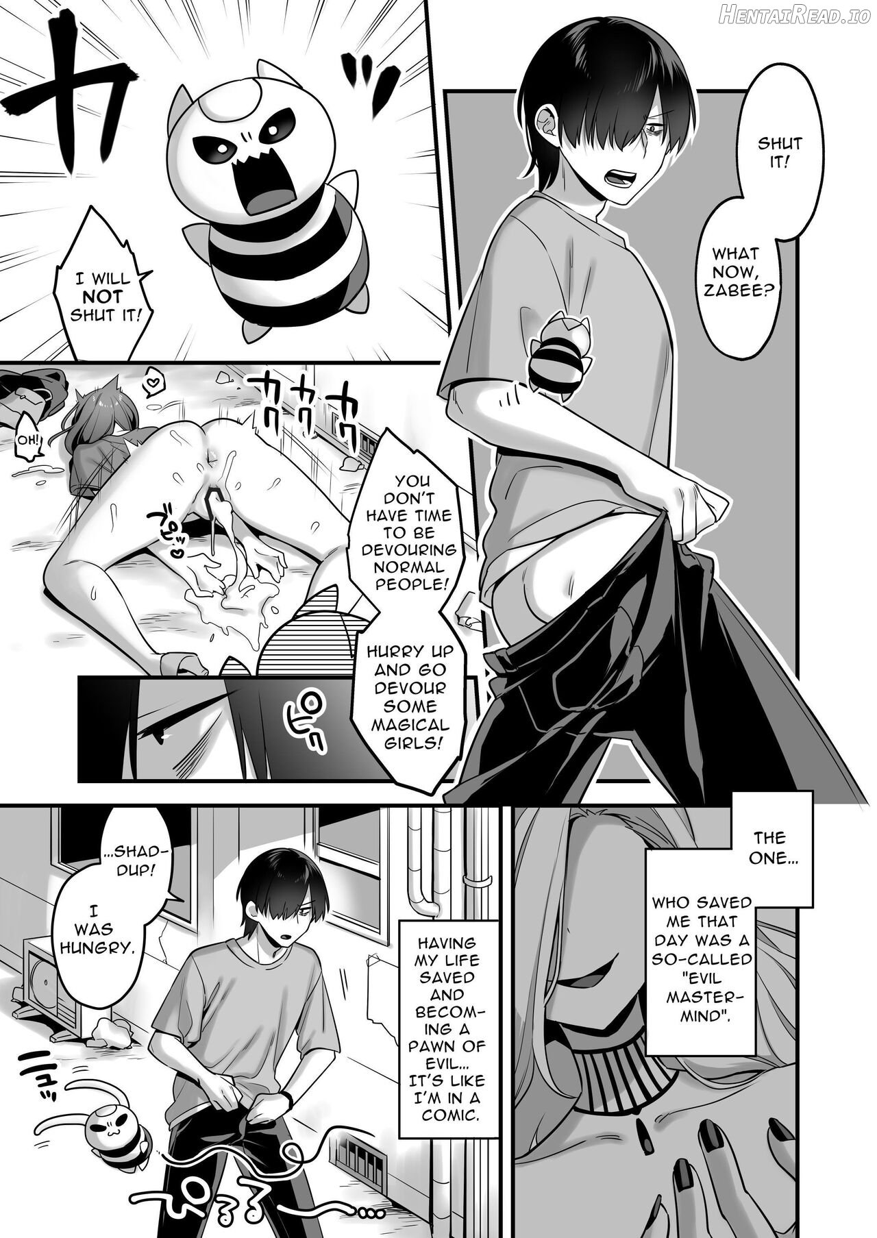 Aku no Tesaki ni Natta node. ~Mahou Shoujo o Ryoujoku Shimasu~ Chapter 1 - page 4