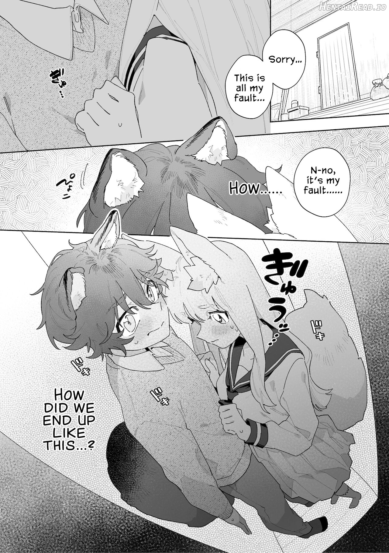 Otoko ga Uke - Kitsune-chan X Tanuki-kun Chapter 1 - page 2