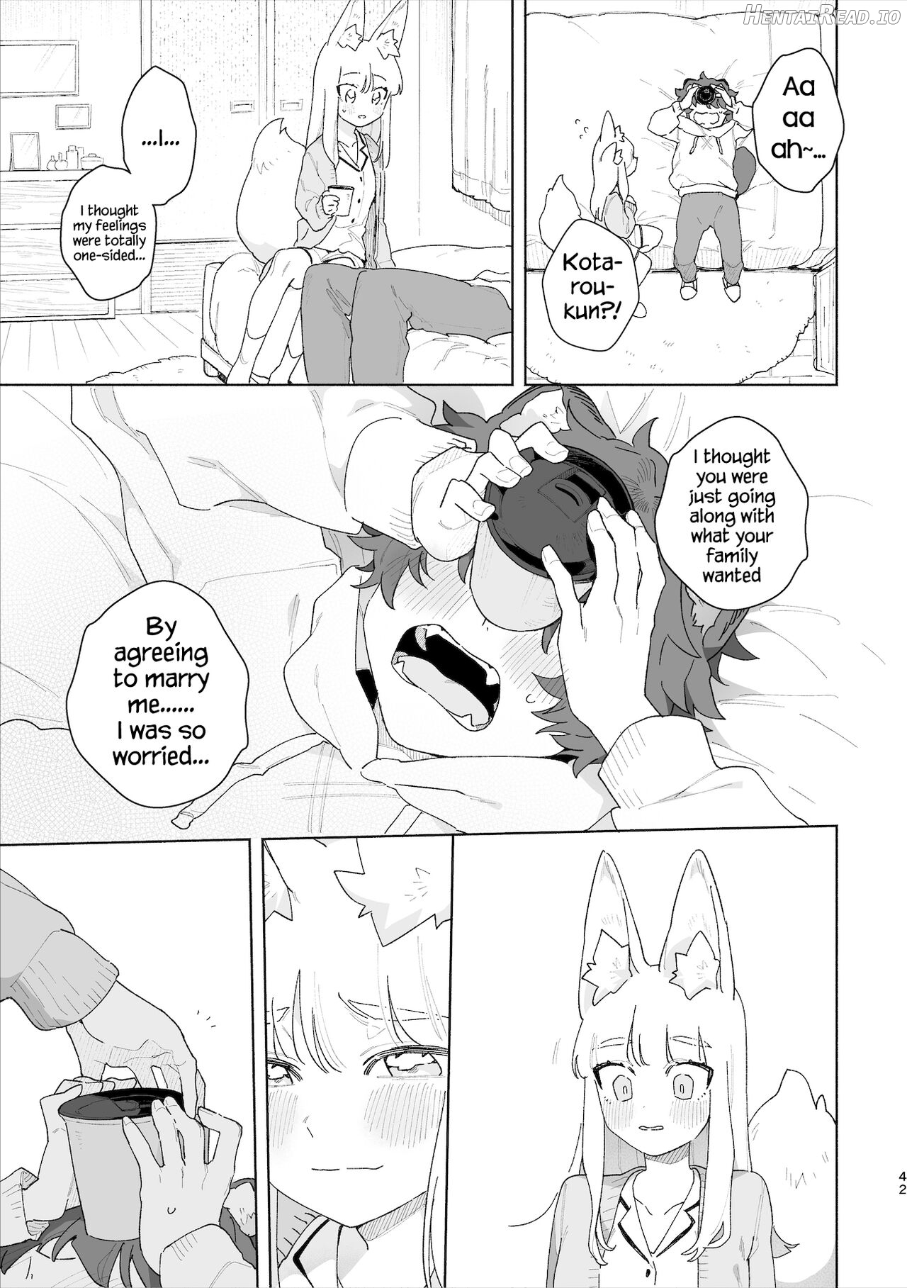 Otoko ga Uke - Kitsune-chan X Tanuki-kun Chapter 1 - page 43