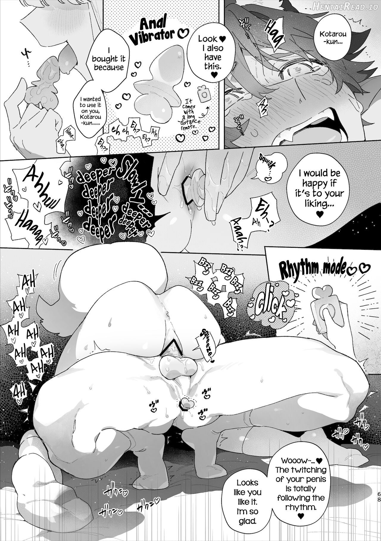 Otoko ga Uke - Kitsune-chan X Tanuki-kun Chapter 1 - page 69