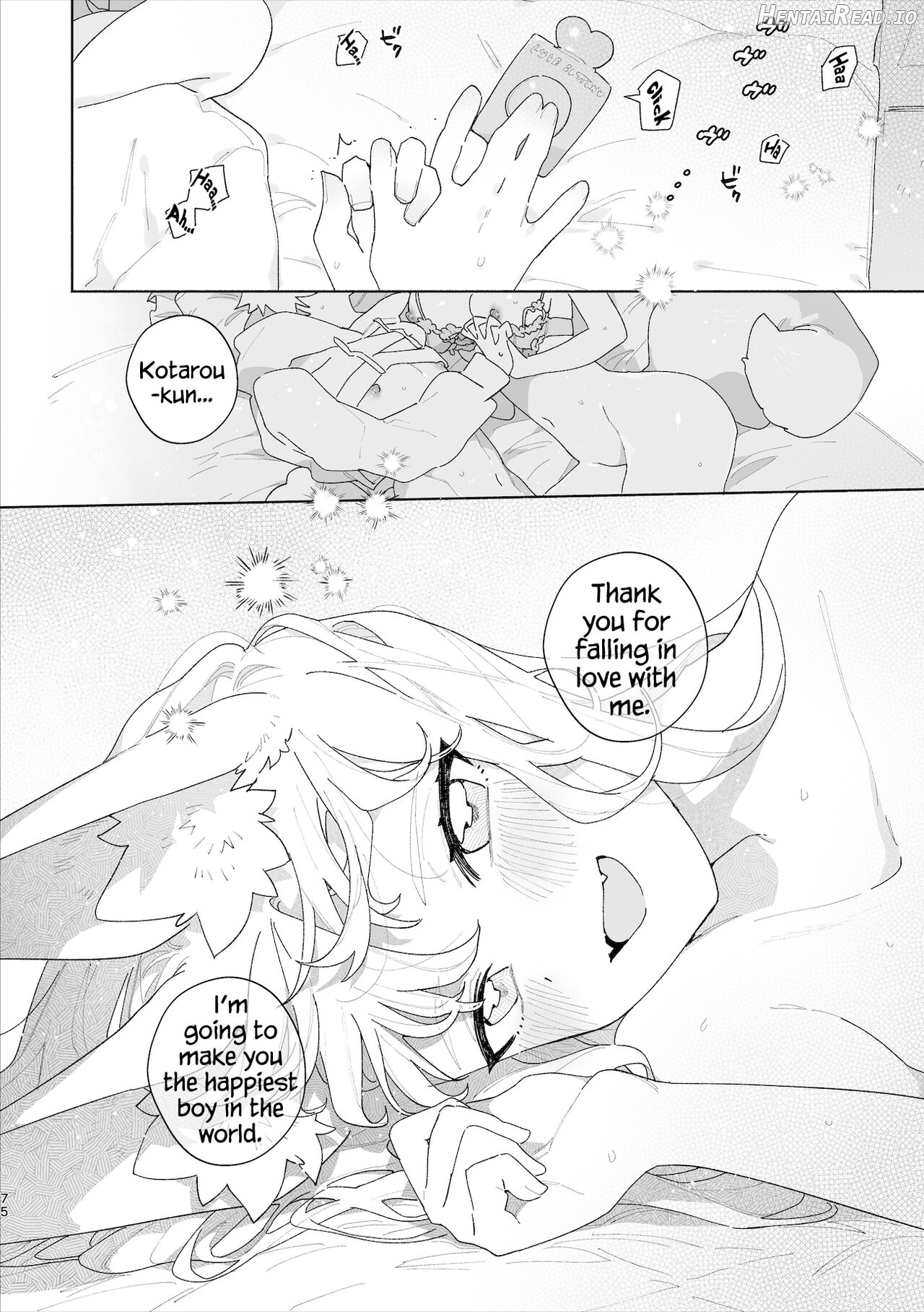 Otoko ga Uke - Kitsune-chan X Tanuki-kun Chapter 1 - page 76