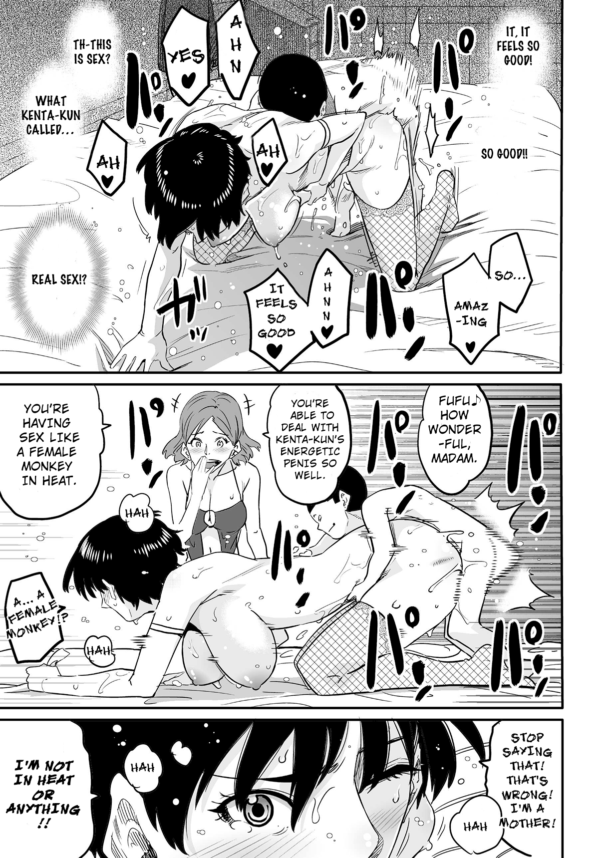 Hahaoya Shikkaku - Watashi wa Musuko Tomodachi no Mesu Buta Dorei Chapter 4 - page 91