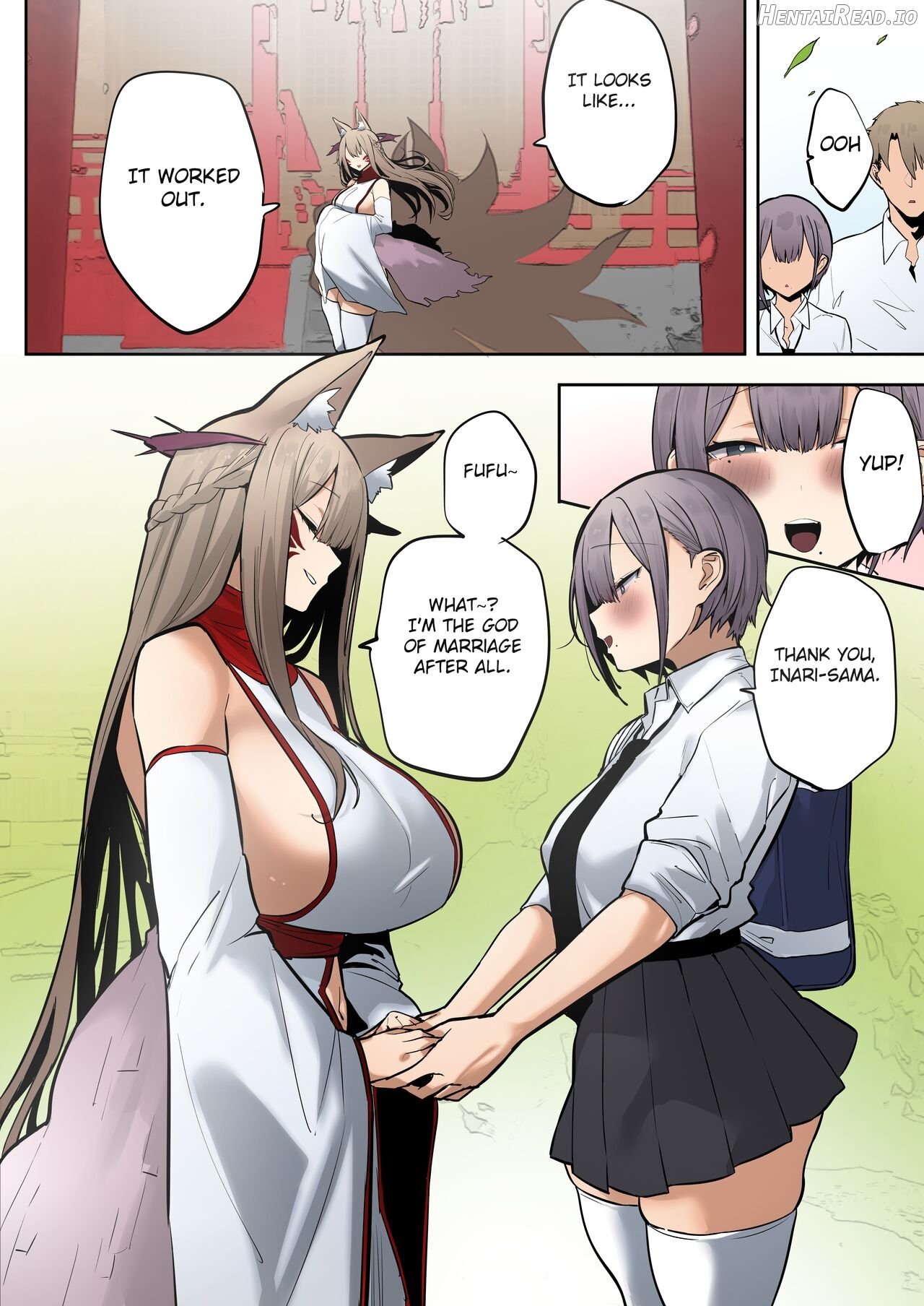 Inari-sama no Iu Toori - Colorized Chapter 1 - page 78