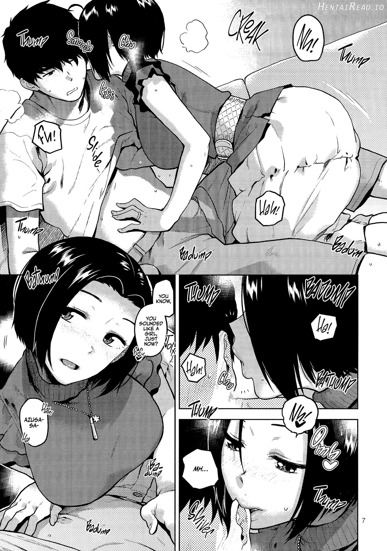 Azusa-san ga Te to Kuchi dake de Shite Kureru Hon Chapter 1 - page 8