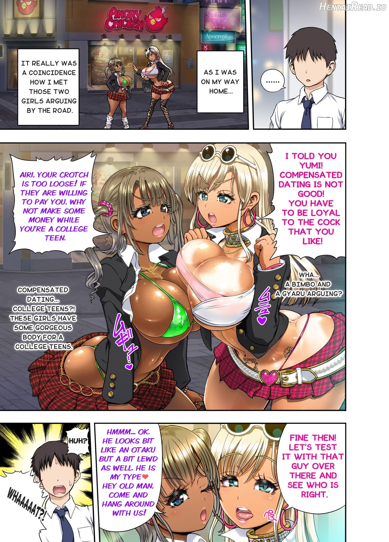 Gyaru vs Bimbo Chapter 1 - page 1