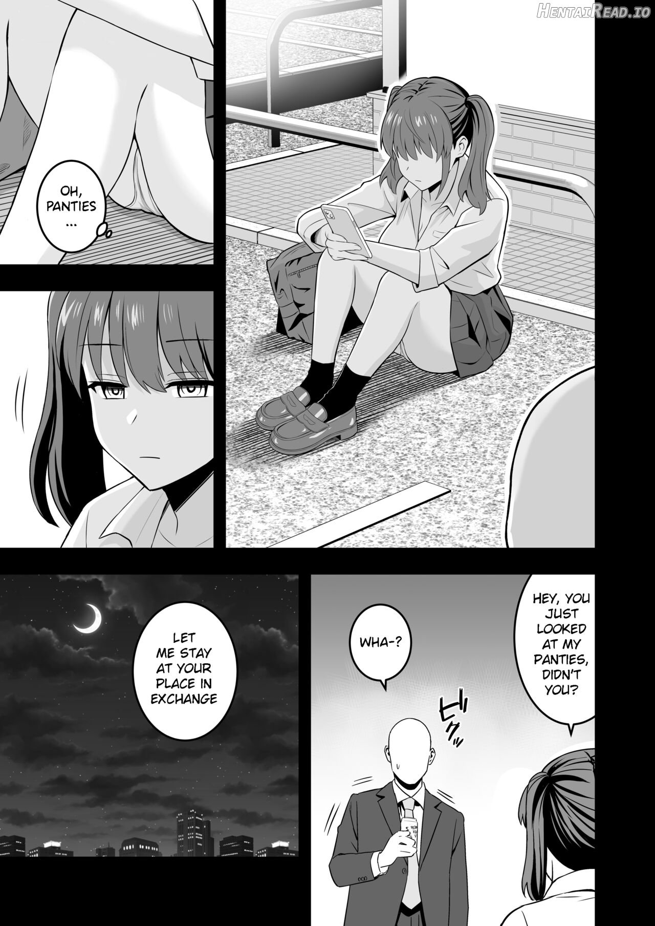 Ojisan ni Tsugo ga ii Bakunyuu Iede Gyaru Chapter 1 - page 6