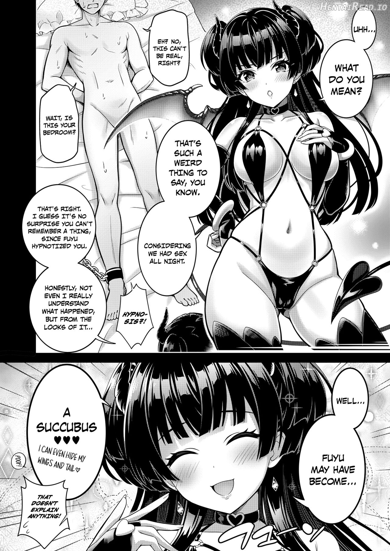 Anta wa Koko de Fuyu ni Kawareru no yo!! ~Succubus na Fuyuko to Taneinu no Ore~ Chapter 1 - page 4