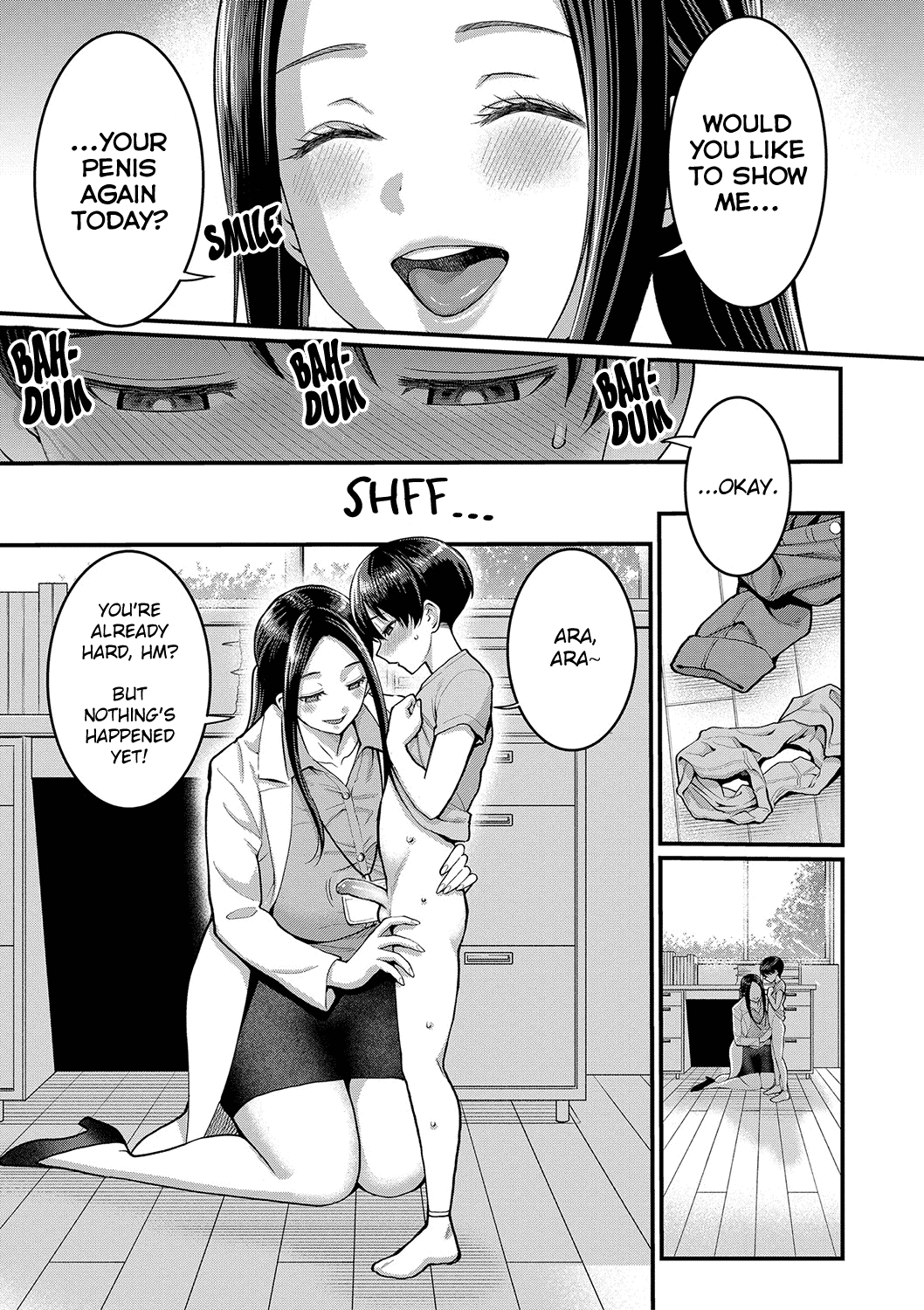 Shiori Sensei wa Ochinchin no Sodateya-san - Decensored Chapter 1 - page 5