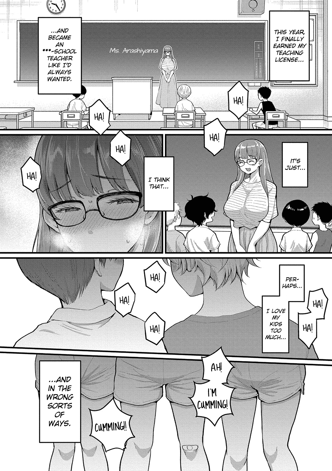 Shiori Sensei wa Ochinchin no Sodateya-san - Decensored Chapter 1 - page 50