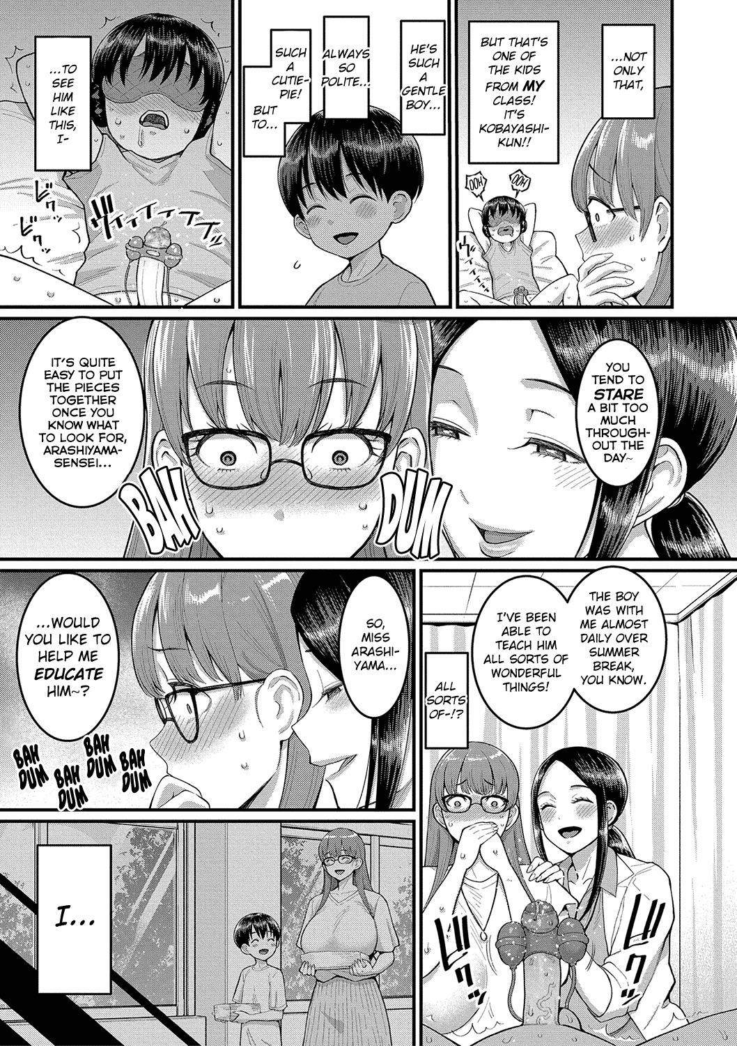 Shiori Sensei wa Ochinchin no Sodateya-san - Decensored Chapter 1 - page 55