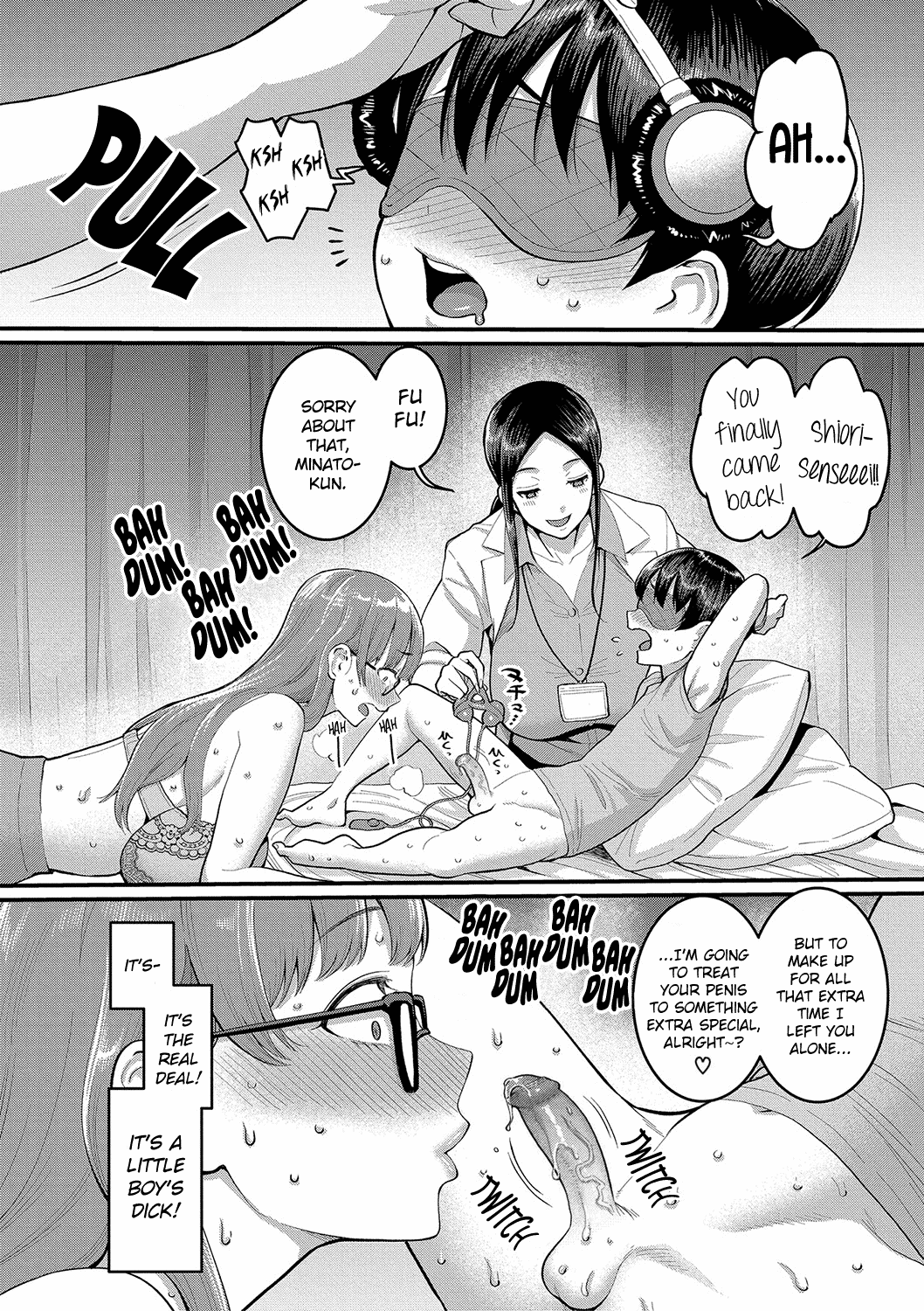 Shiori Sensei wa Ochinchin no Sodateya-san - Decensored Chapter 1 - page 56