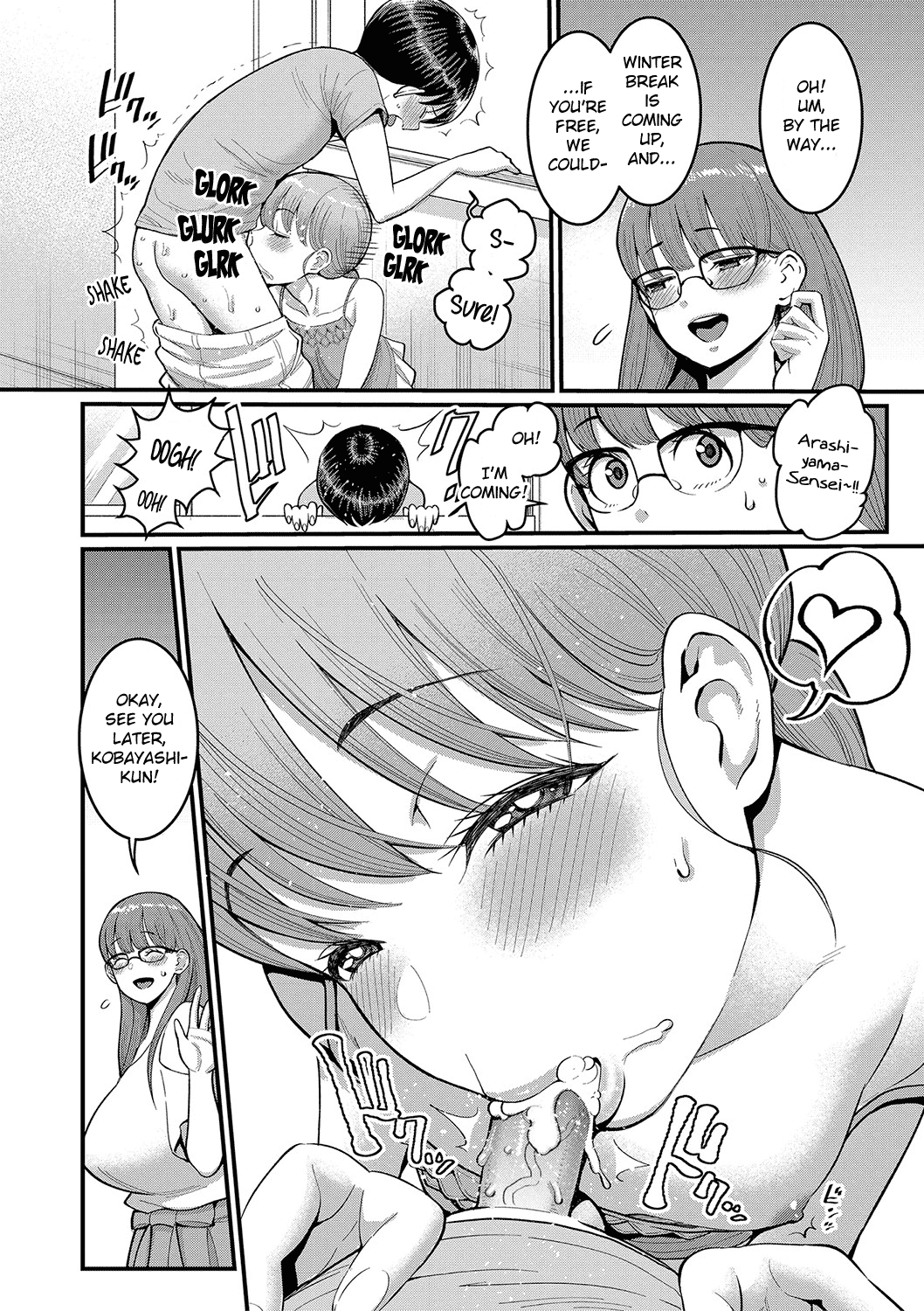 Shiori Sensei wa Ochinchin no Sodateya-san - Decensored Chapter 1 - page 88