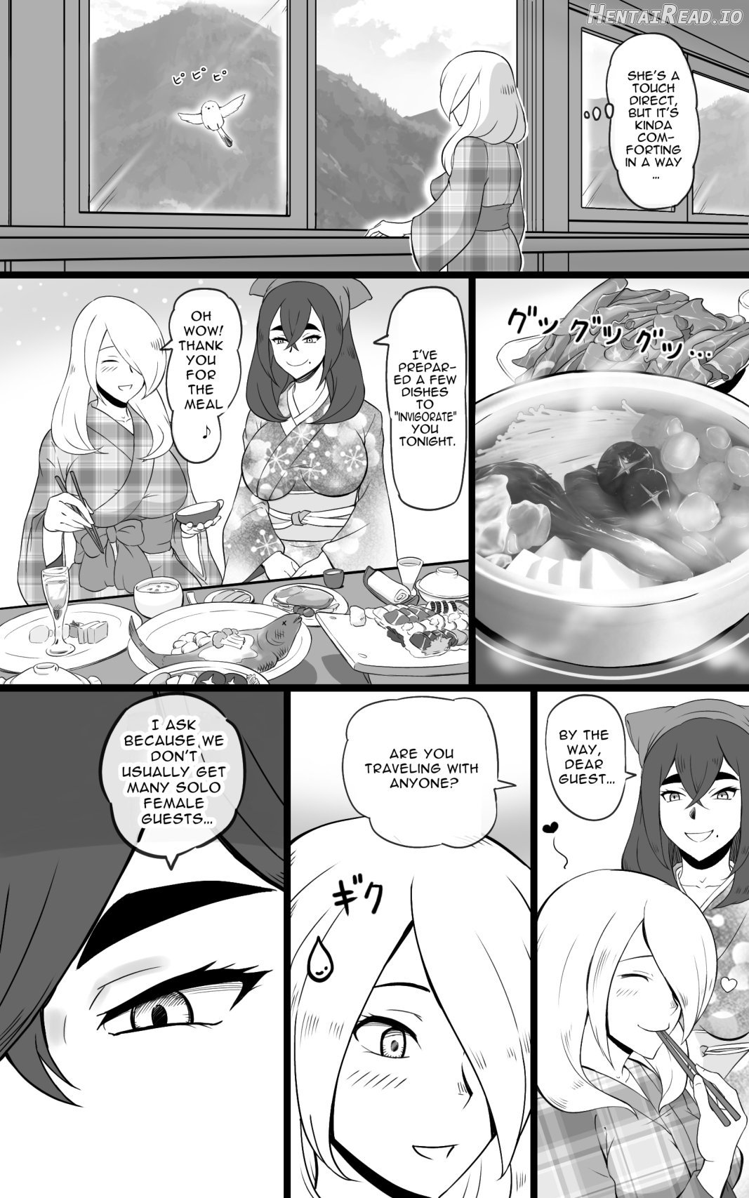 Hitou Futanari Onsen Himitsu no Shoushin Ryokou Chapter 1 - page 4