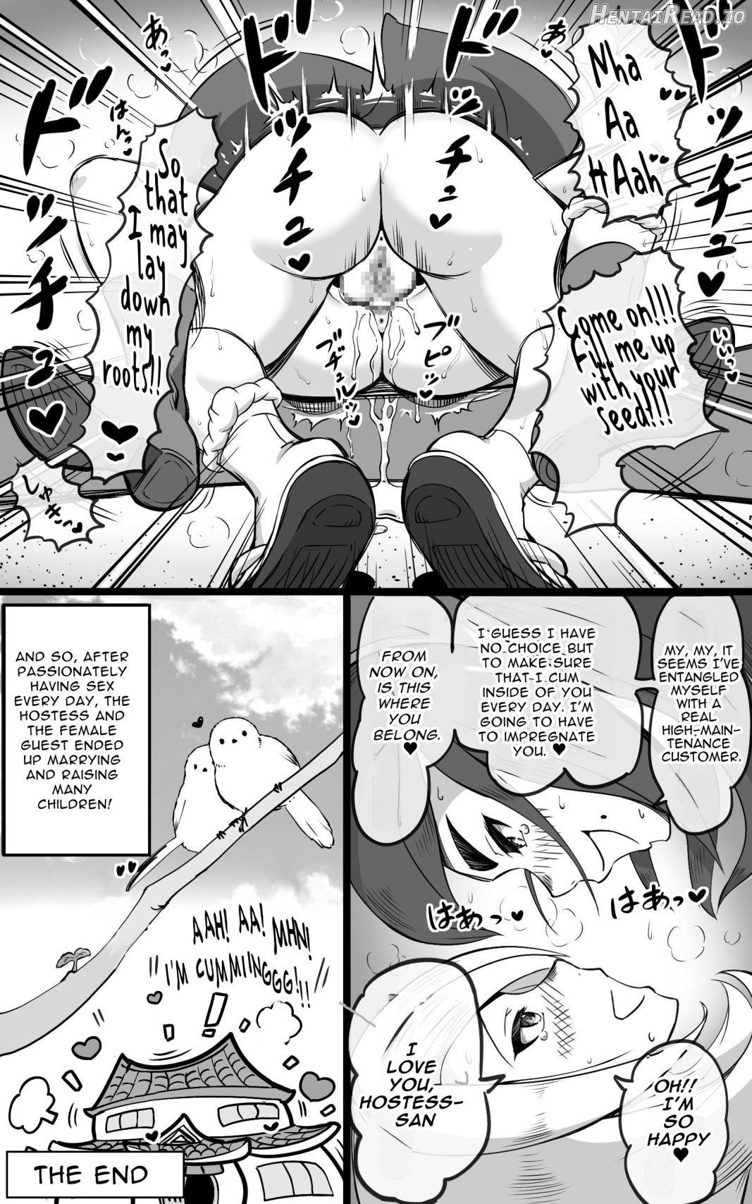 Hitou Futanari Onsen Himitsu no Shoushin Ryokou Chapter 1 - page 32