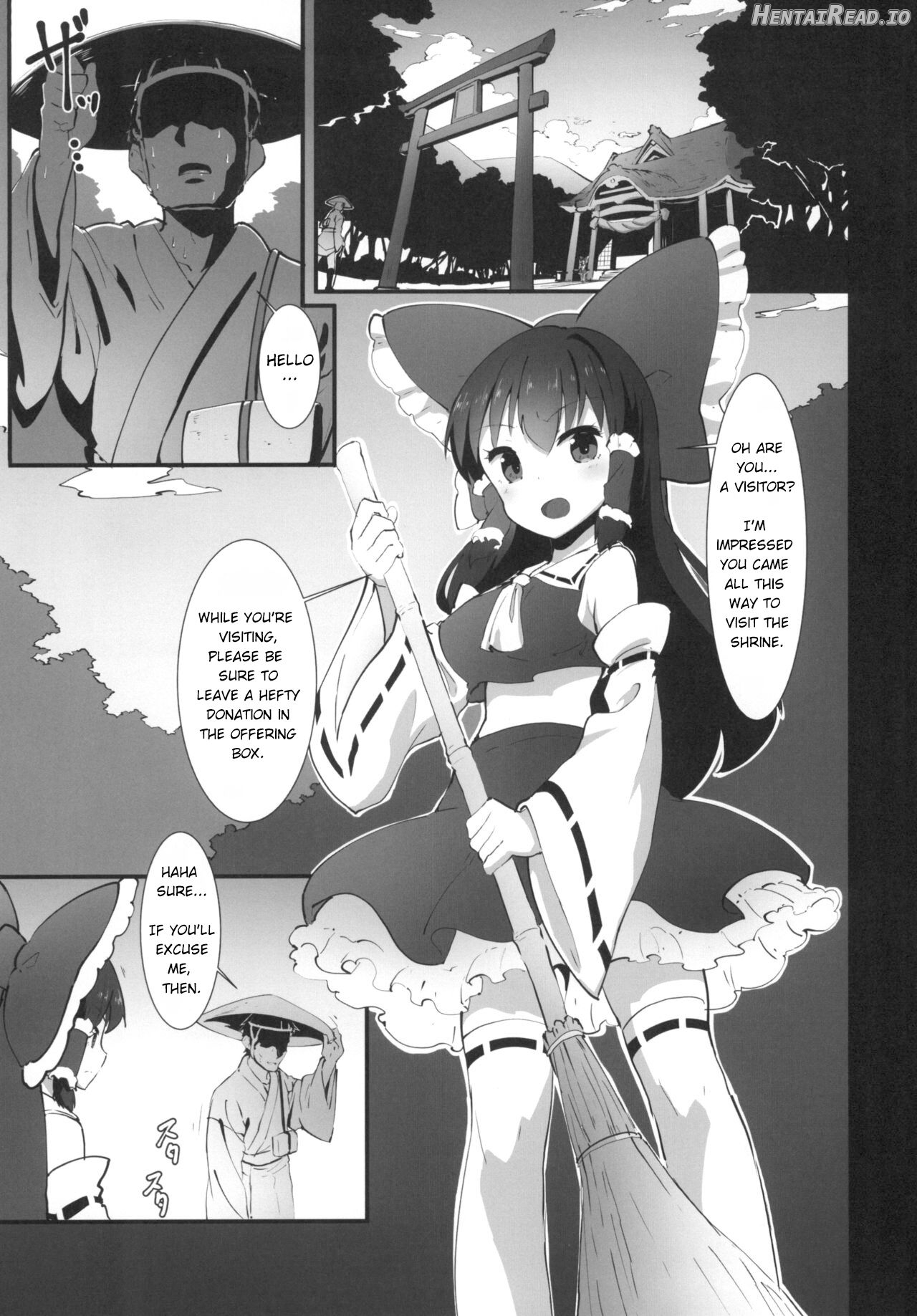 Futanari Reimu wa Okane ga Hoshii!! Chapter 1 - page 2