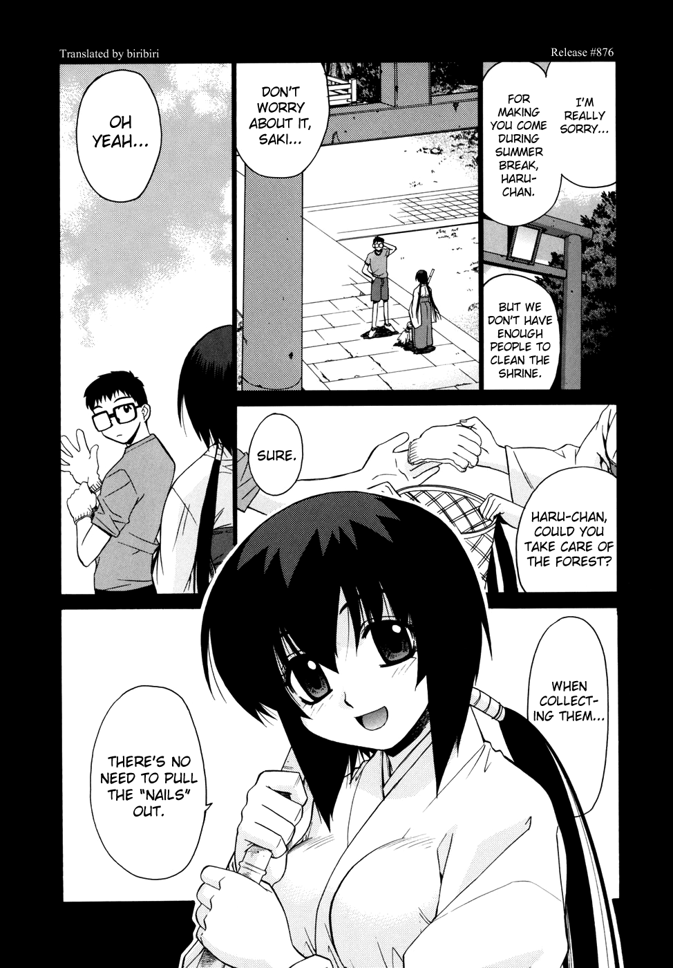 Tonari no Miko-san wa Minna Warau Chapter 1 - page 25