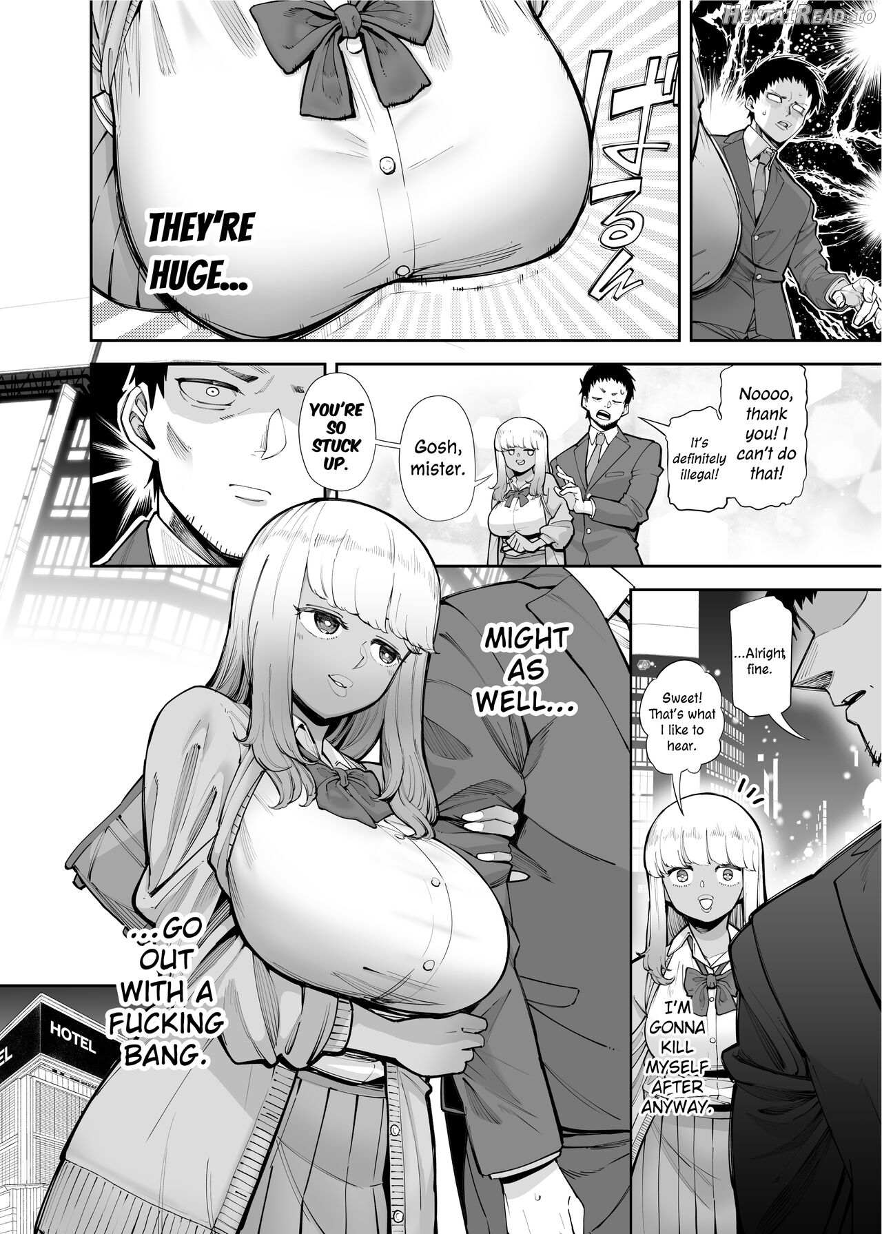 Oji-san o Yoshi Yoshi Shite Kureru Kuro Gal Chapter 1 - page 3