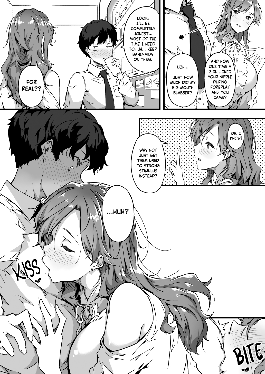 Yamada-san to Chikubi ga Yowai Ogawa-kun Chapter 1 - page 3