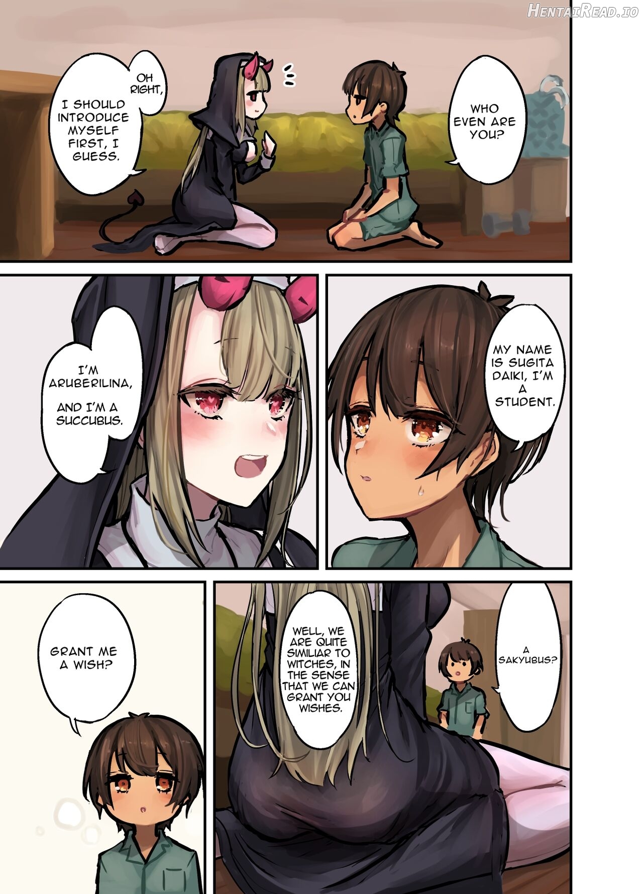 Konban wa Sister Succubus - EVENING. SISTER SUCCUBUS. Chapter 1 - page 4