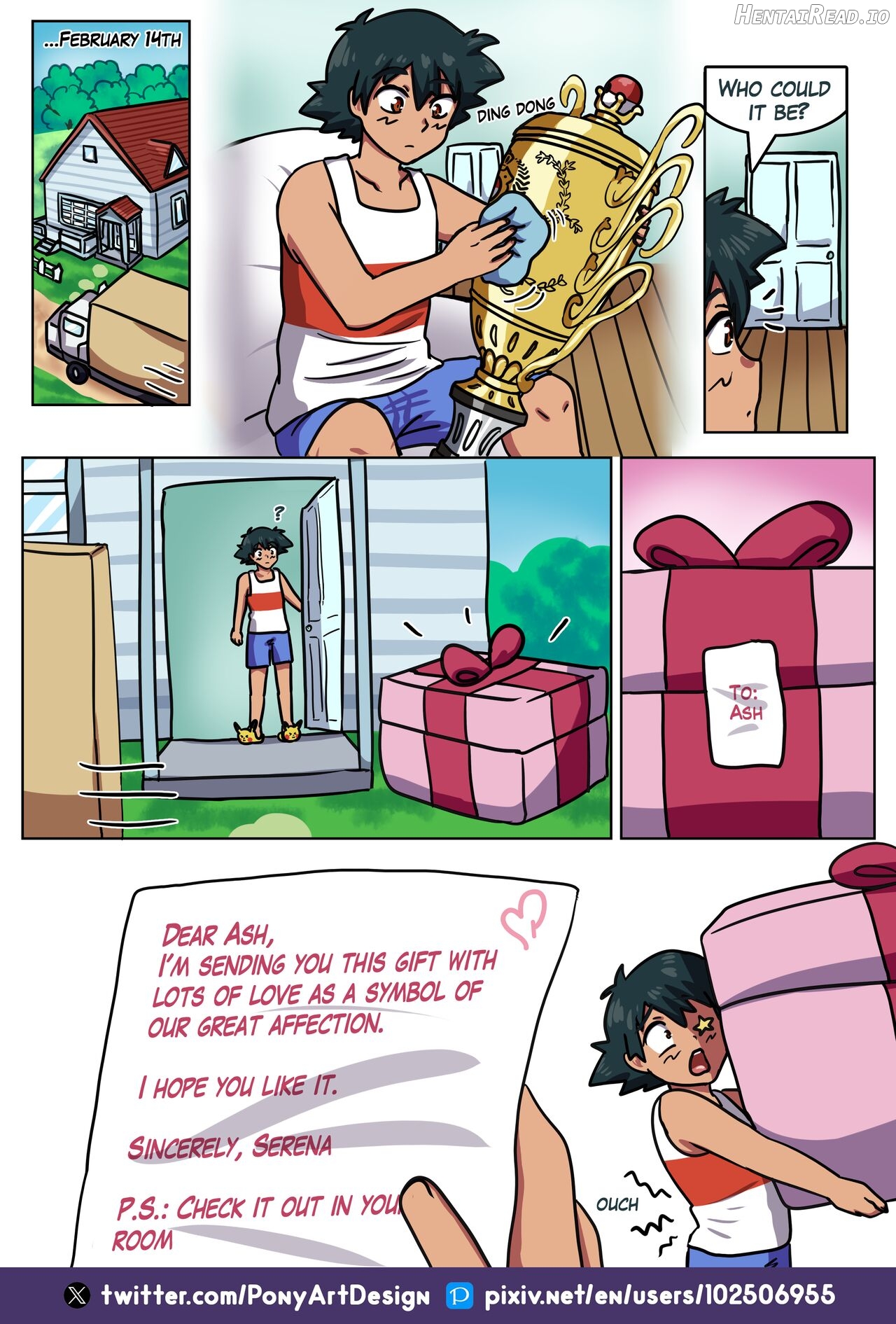 AmourShipping: My favorite chocolate! Serena X Ash Chapter 1 - page 3