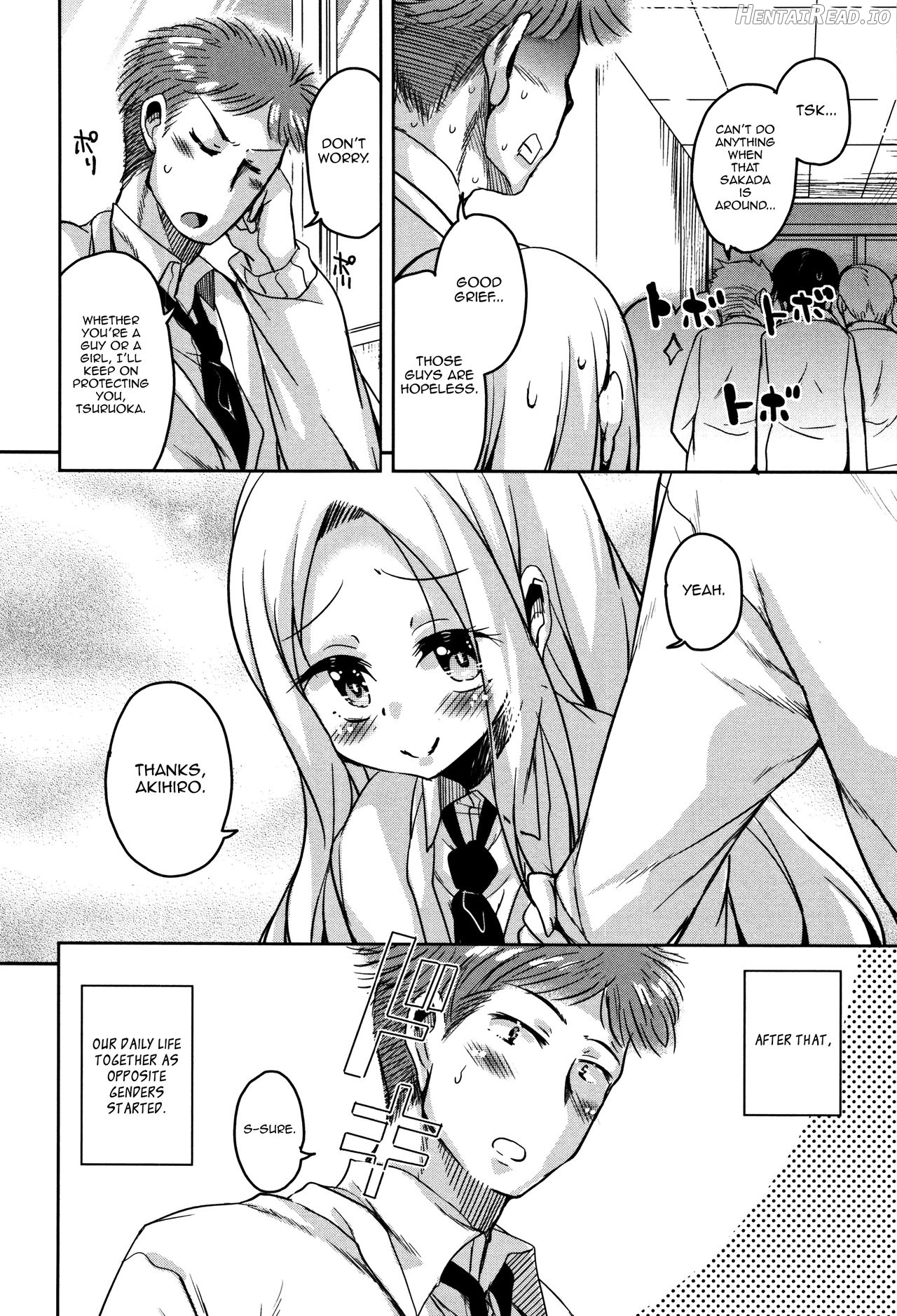 Ongaeshi no Tsuruoka-kun TS Skada Hen + Tsuruoka Hen + Yurimoto Hen Chapter 1 - page 4