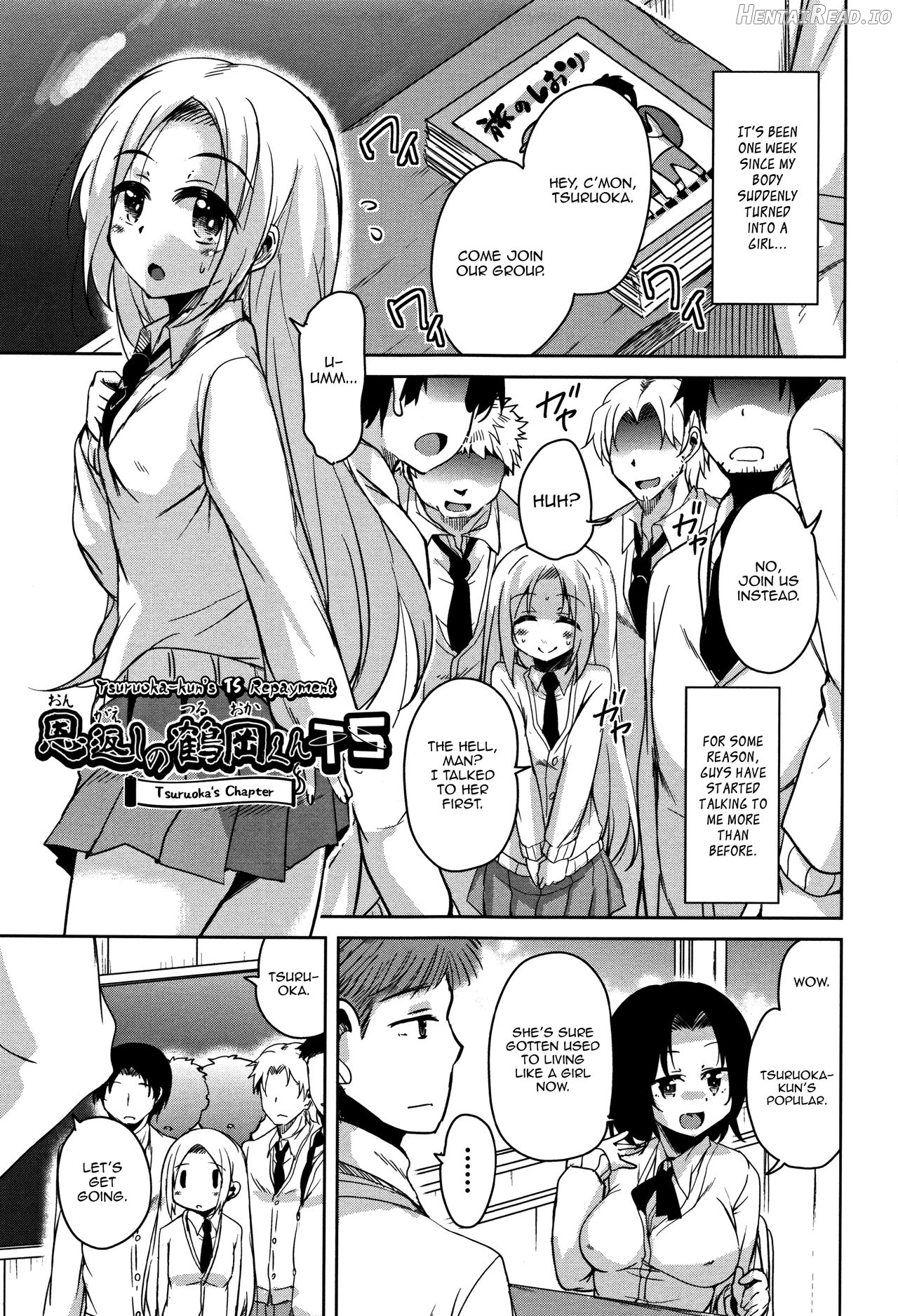 Ongaeshi no Tsuruoka-kun TS Skada Hen + Tsuruoka Hen + Yurimoto Hen Chapter 1 - page 25