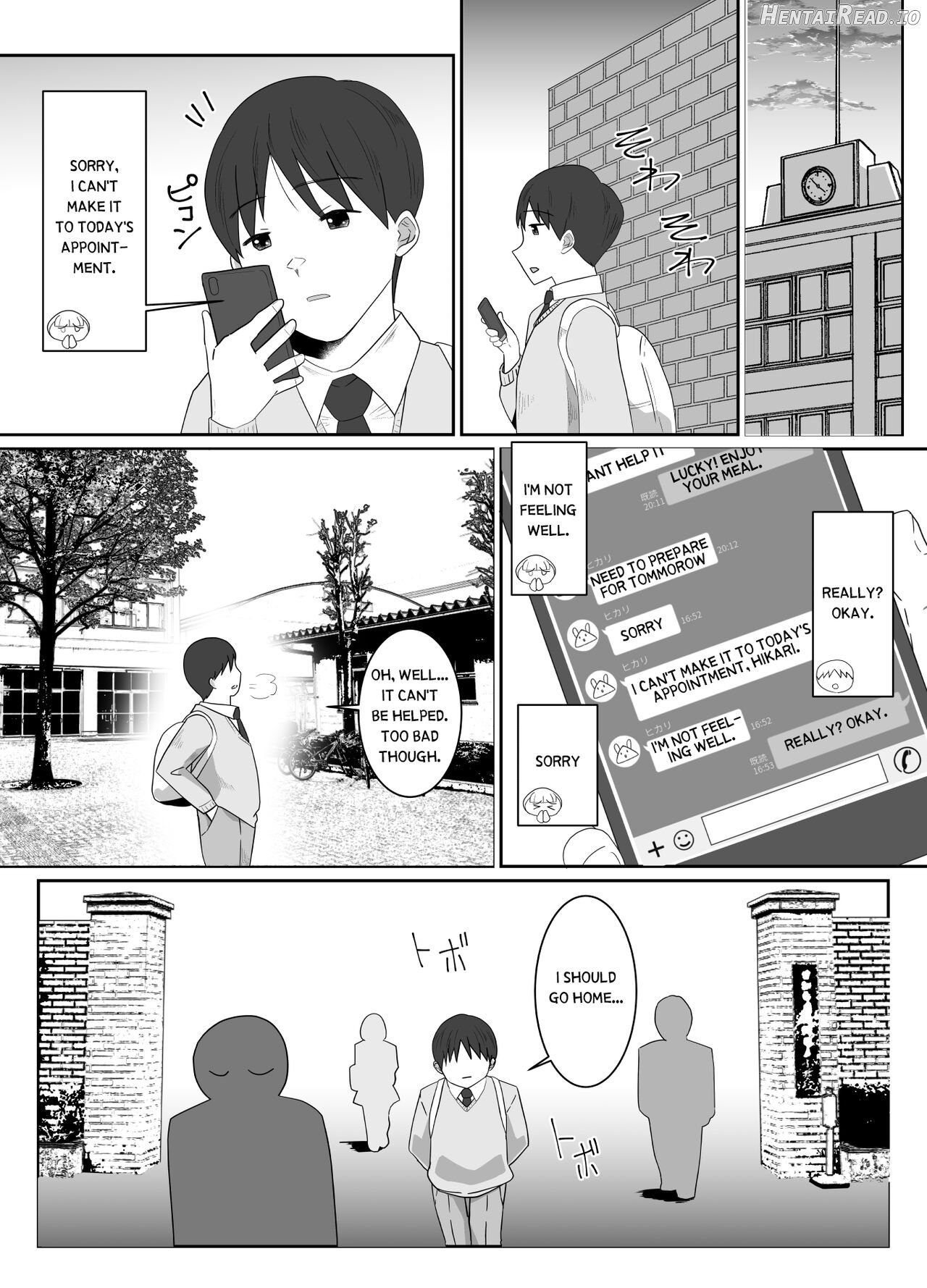 Boku no Suki na Kyonyuu Osananajimi ga Charao Senpai no Kanojo ni Natta Hi Chapter 1 - page 9