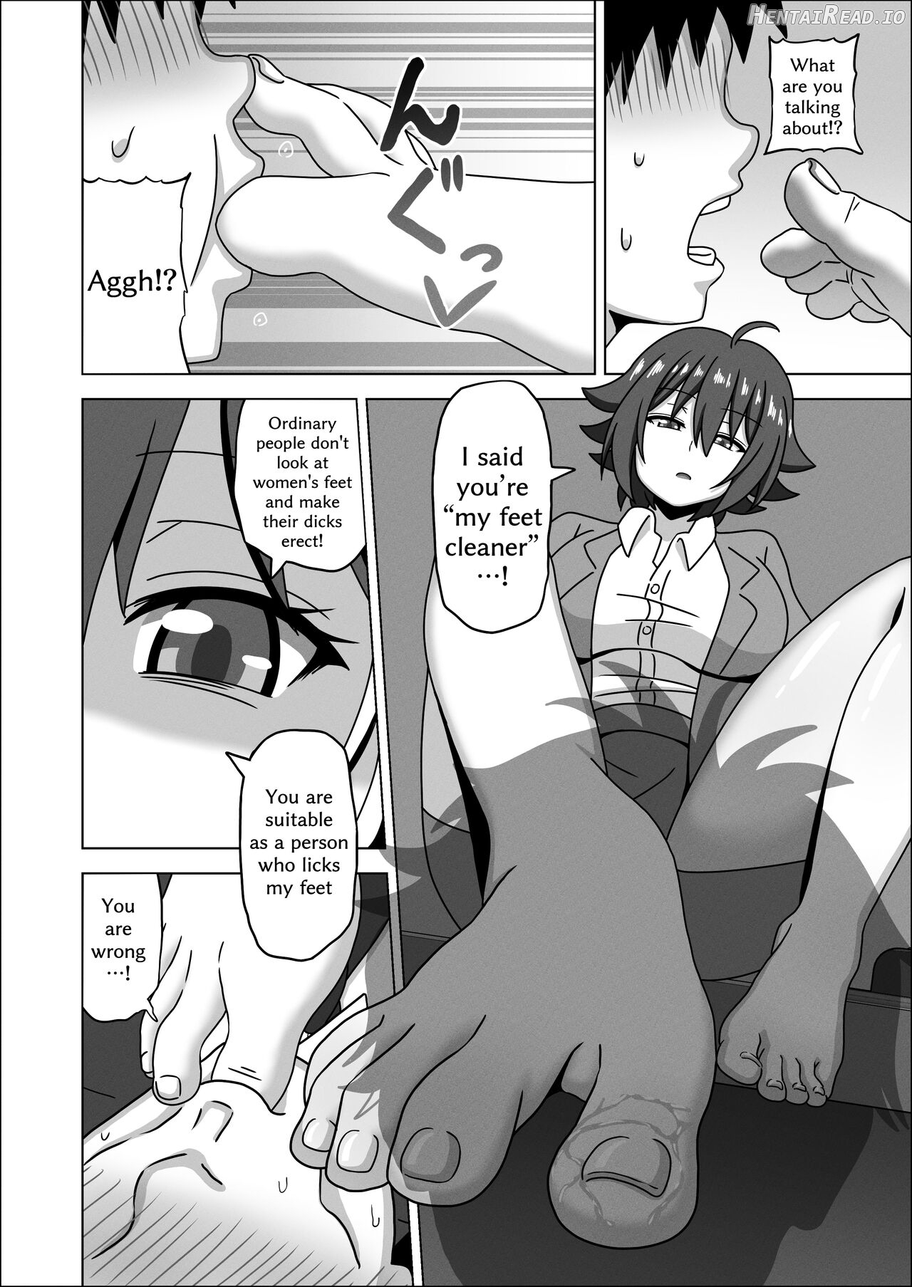 Kouhai no Ashi de Gachi Boki Shite Hazukashikunainsu ka? Wara Chapter 1 - page 9