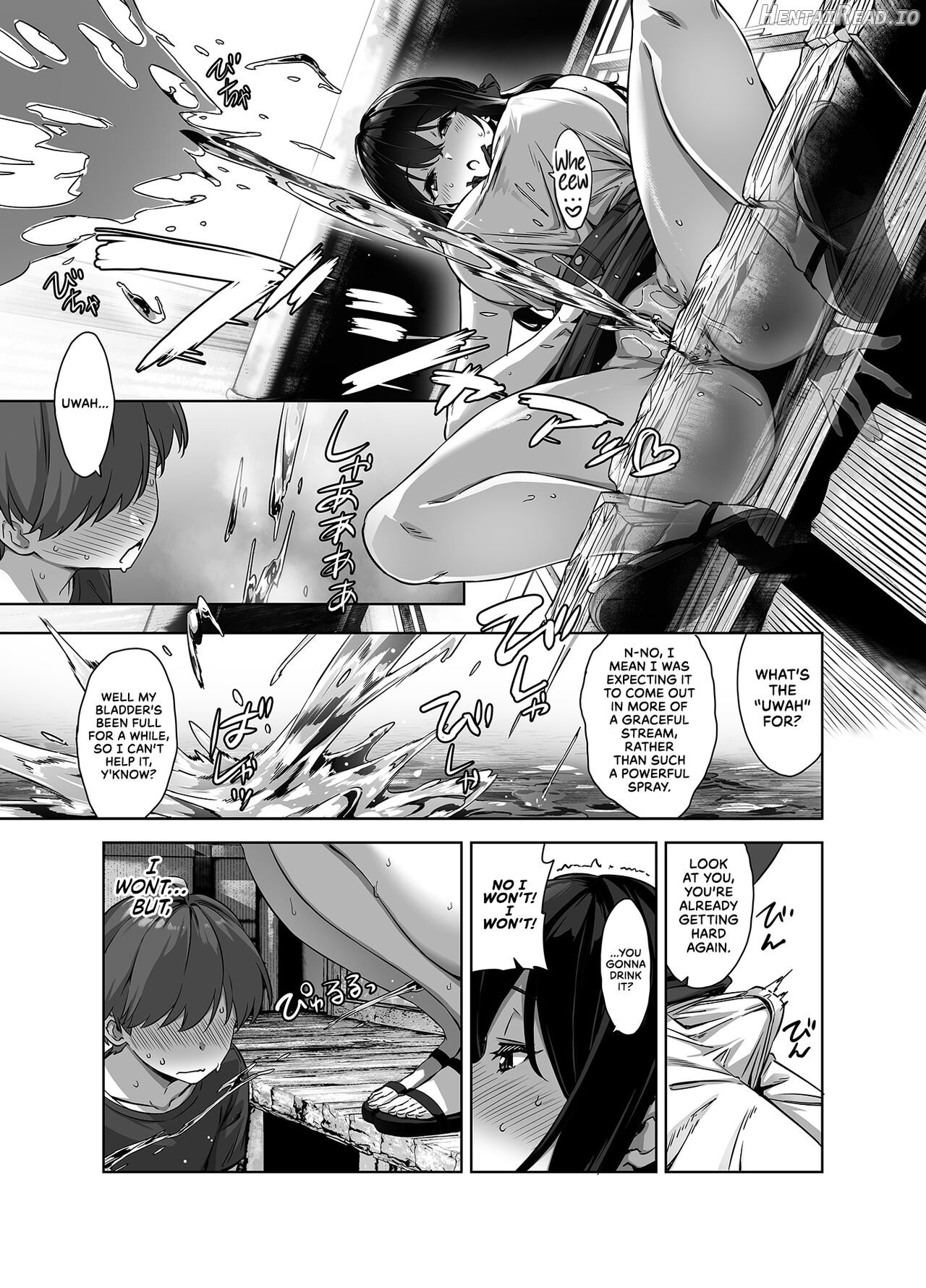 Natsu to Inaka to Yuuwaku shite kuru Dekkai Oshiego - Decensored Chapter 1 - page 34