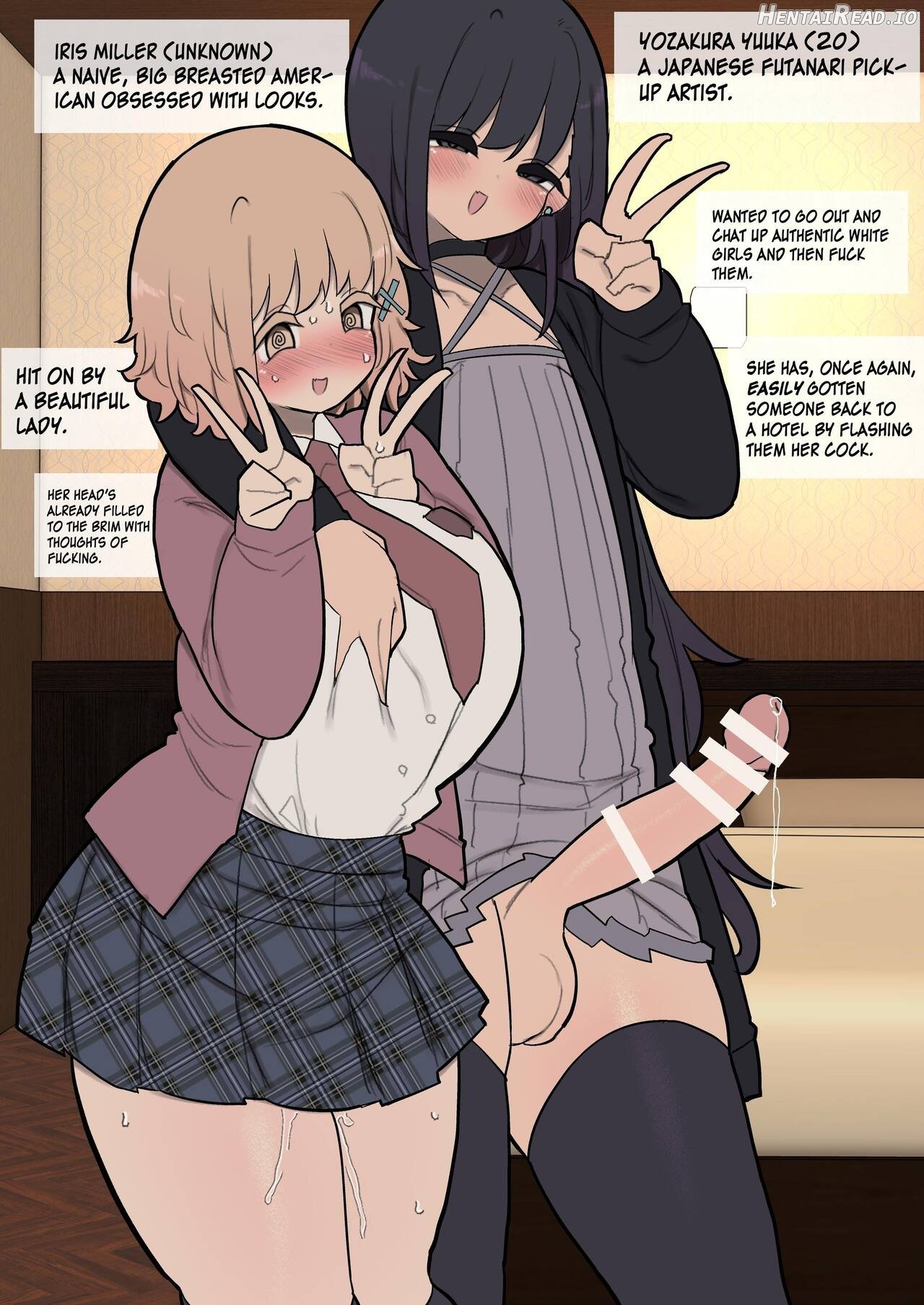 Insta-Corrupted Foreigner Fawns Upon A Handsome Futanari Girl's Dick Chapter 1 - page 2