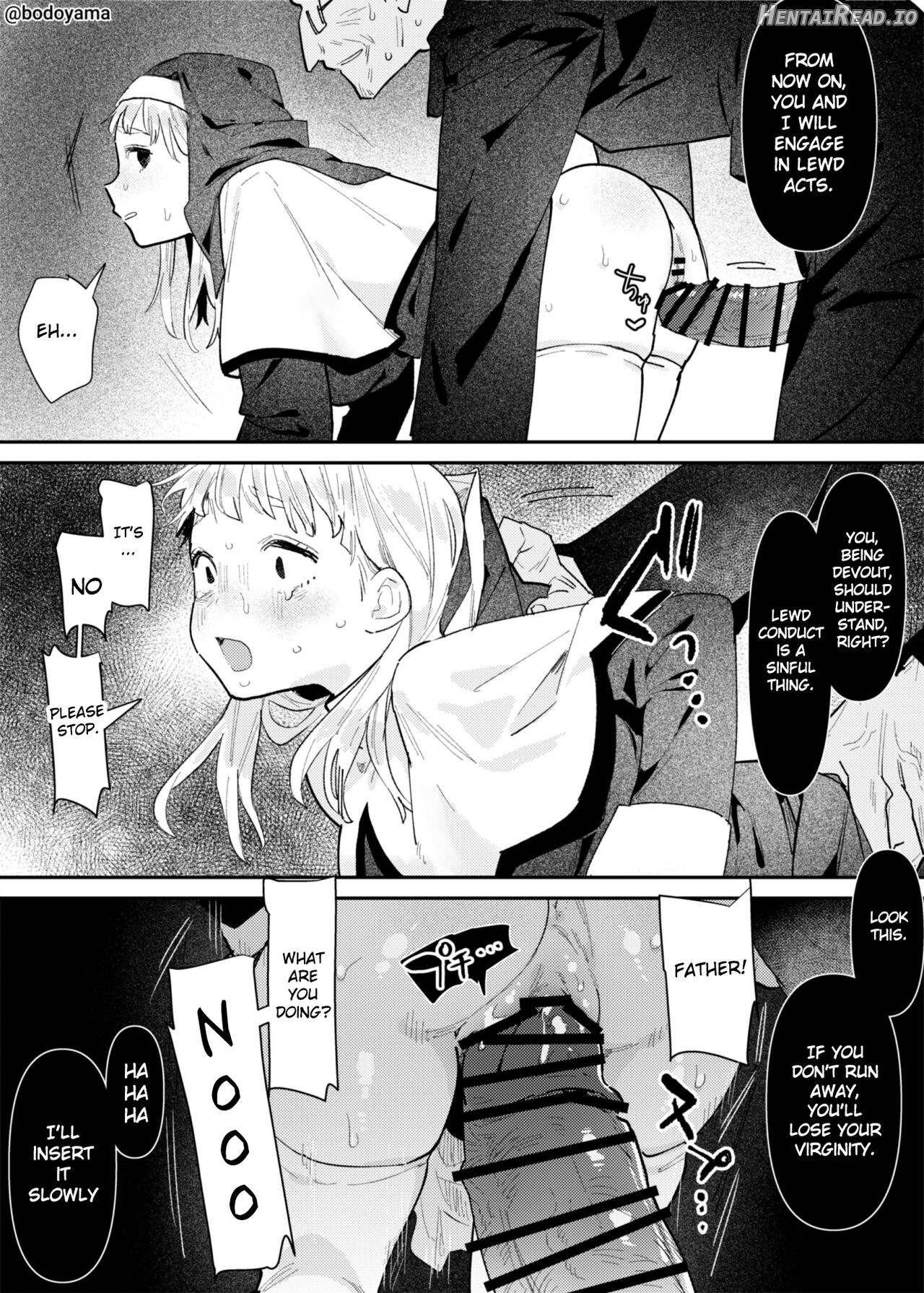 A nun forced into fornication by an evil priest Chapter 1 - page 3