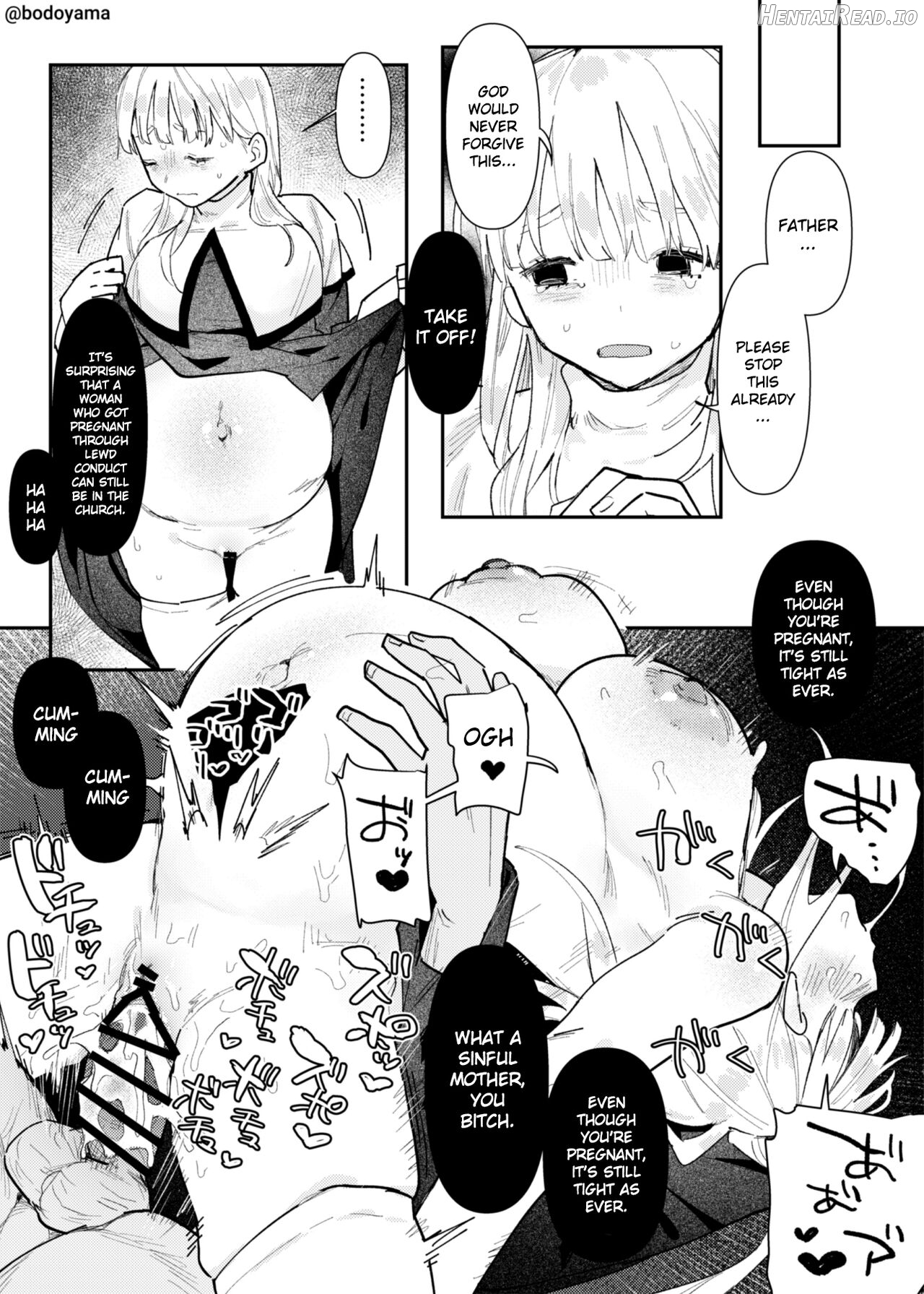 A nun forced into fornication by an evil priest Chapter 1 - page 7