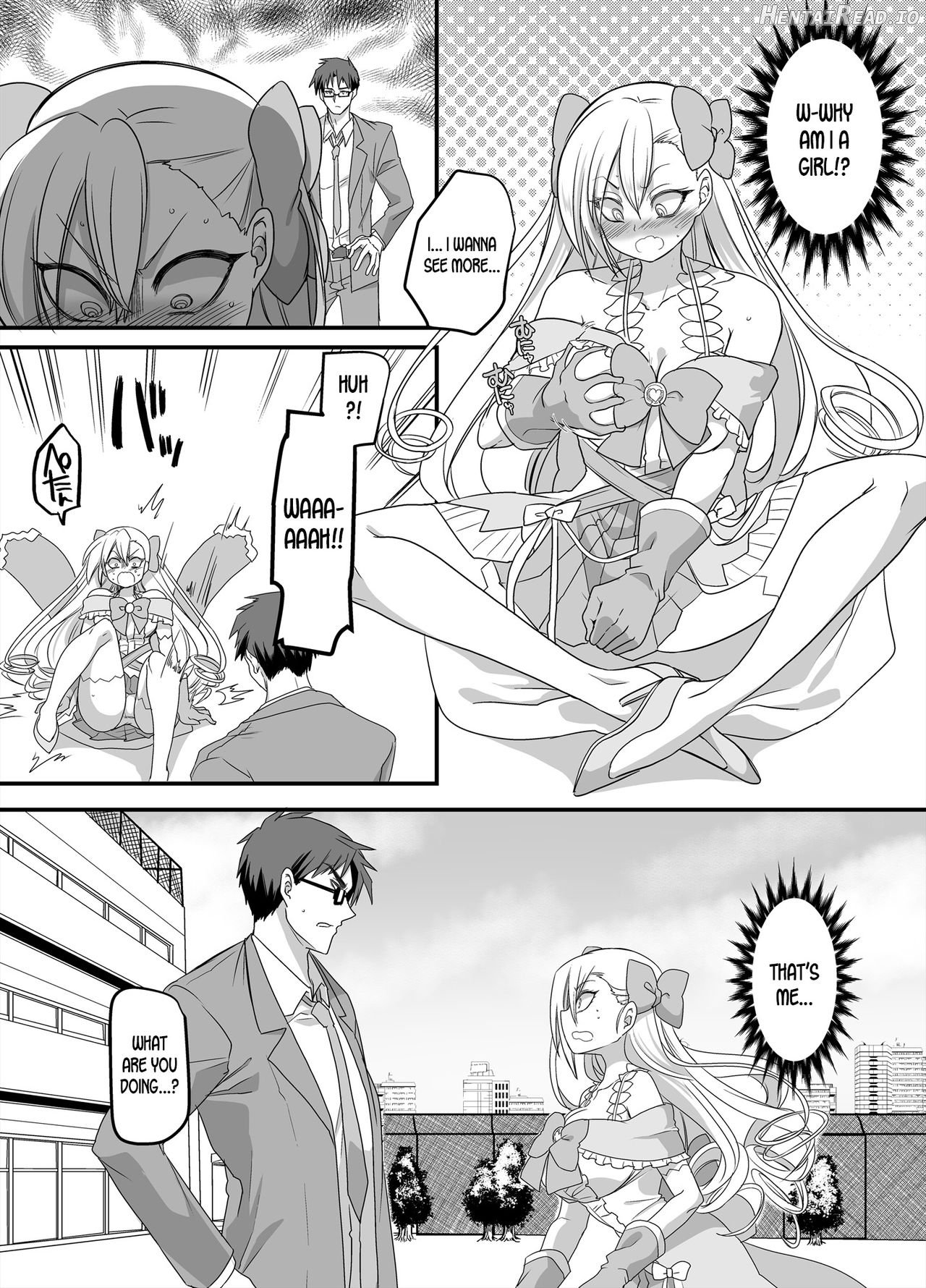 Mahou Shoujo Swap! ~Shinmai Kyoushi no Ore ga Mahou Shoujo to Irekawacchattara~ Chapter 1 - page 8