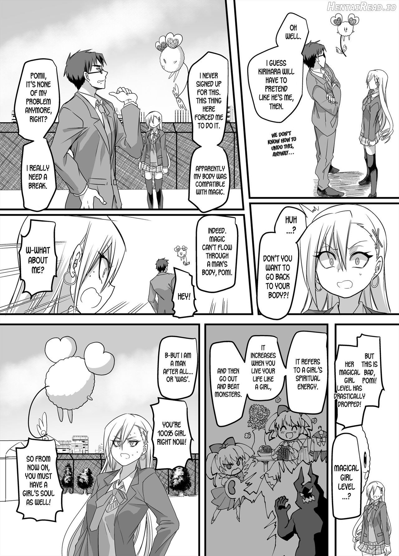 Mahou Shoujo Swap! ~Shinmai Kyoushi no Ore ga Mahou Shoujo to Irekawacchattara~ Chapter 1 - page 11