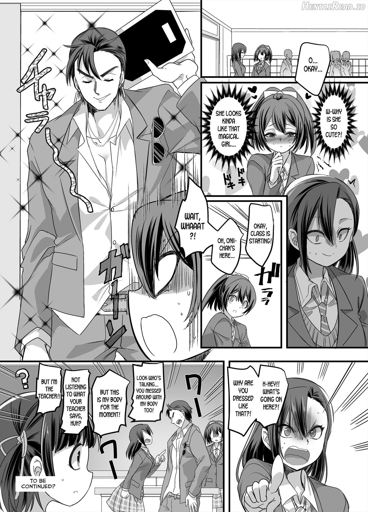 Mahou Shoujo Swap! ~Shinmai Kyoushi no Ore ga Mahou Shoujo to Irekawacchattara~ Chapter 1 - page 35