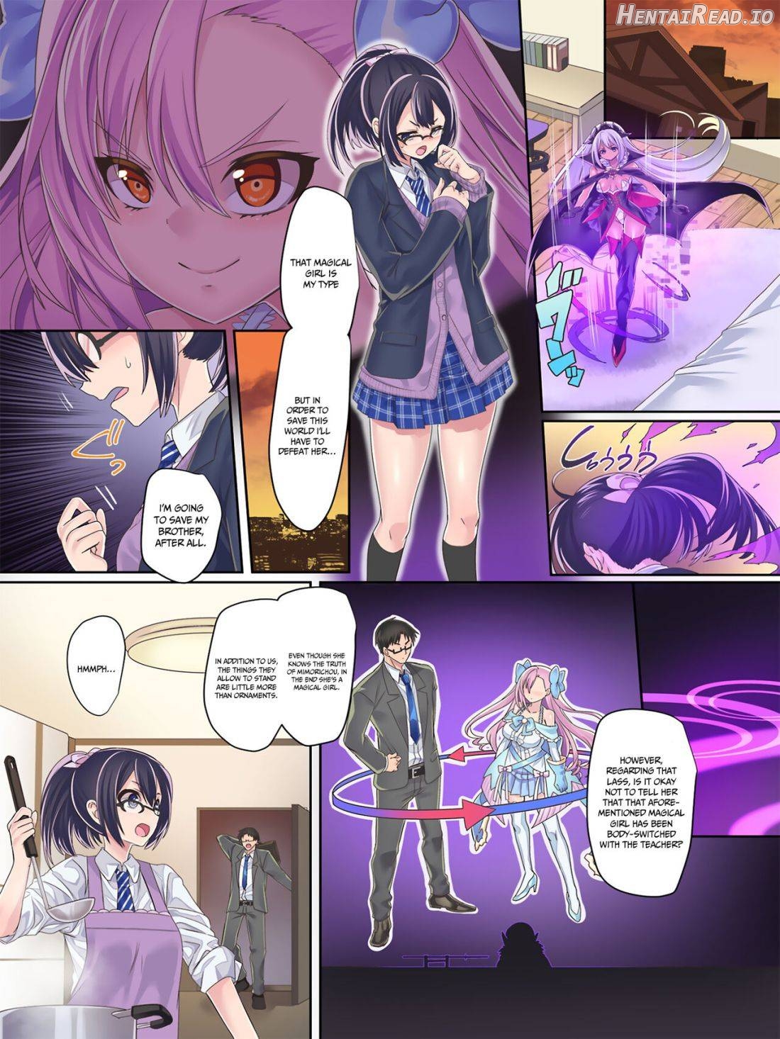 Mahou Shoujo Swap! ~Shinmai Kyoushi no Ore ga Mahou Shoujo to Irekawacchattara~ Chapter 2 - page 4