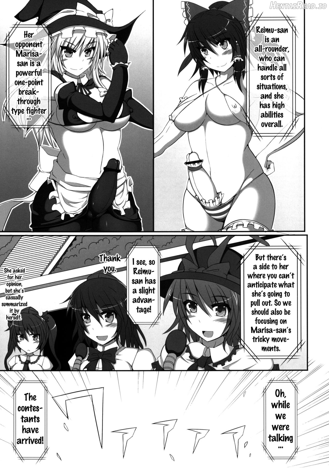 Gensoukyou Futanari Chinpo Wrestling - Reimu VS Marisa Chapter 2 - page 6